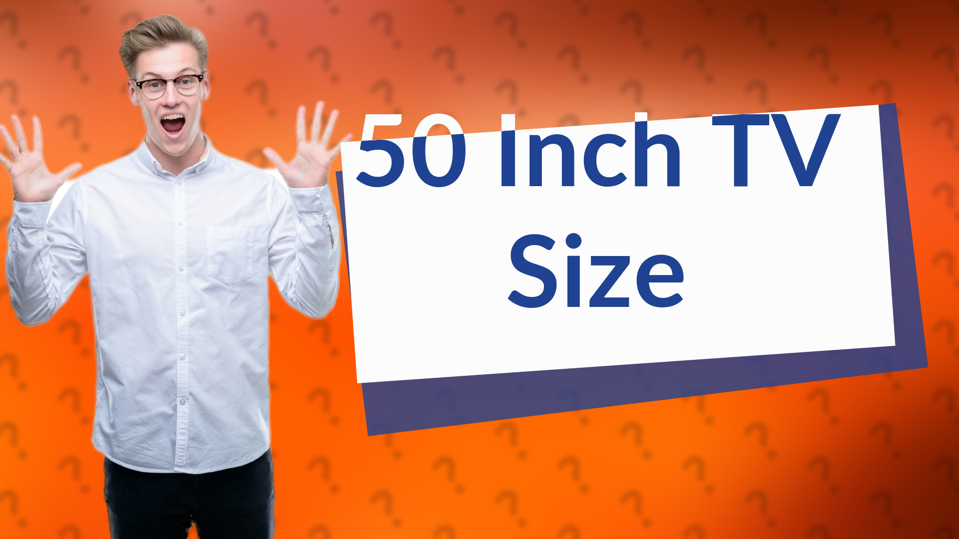 50 Inch TV Size