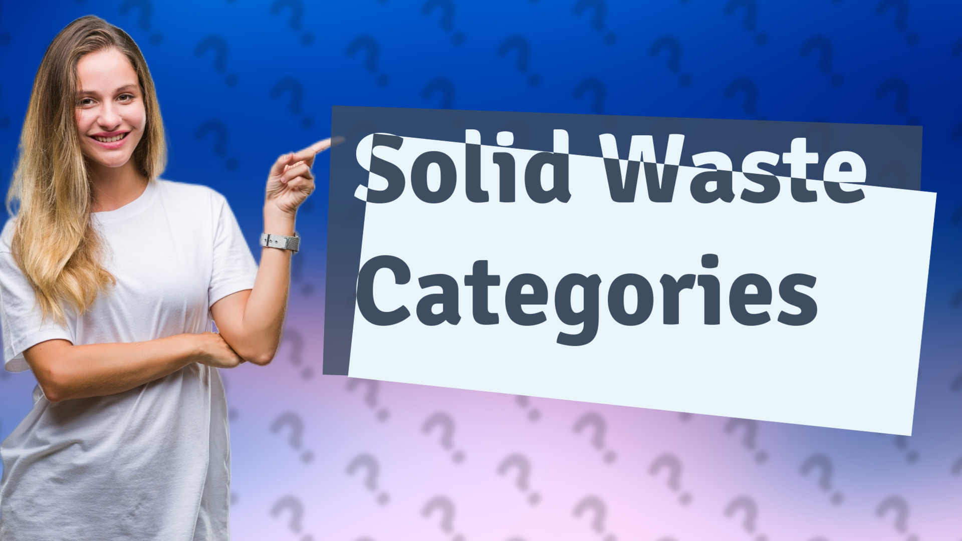 Solid Waste Categories