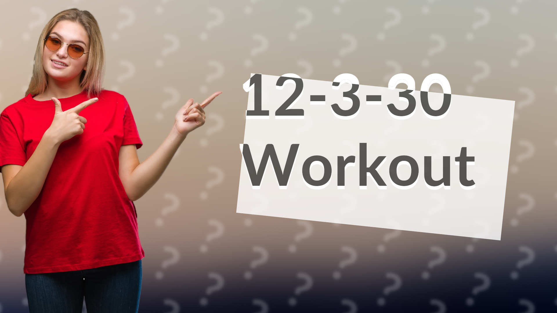 12-3-30 Workout