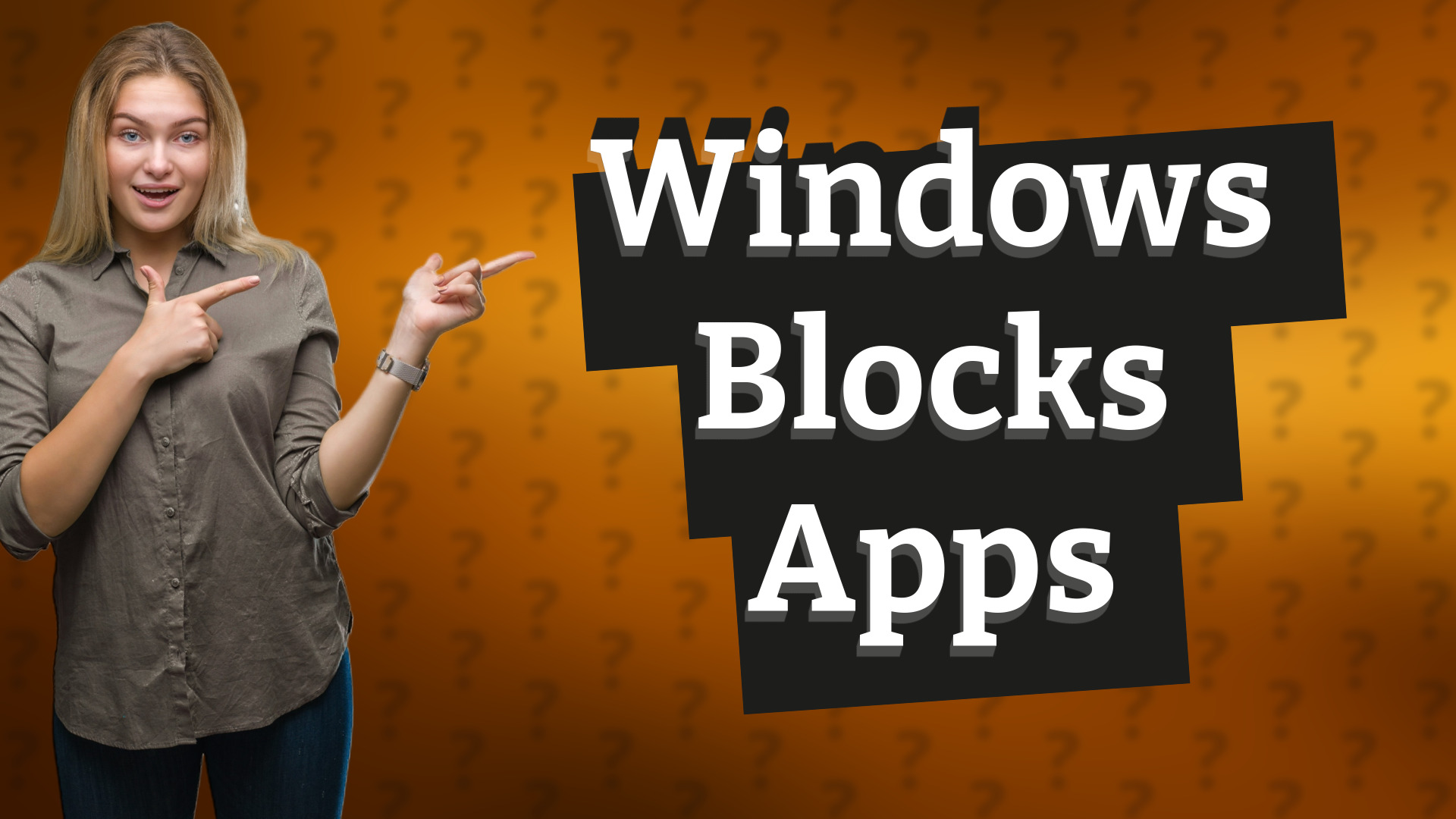 Windows Blocks Apps