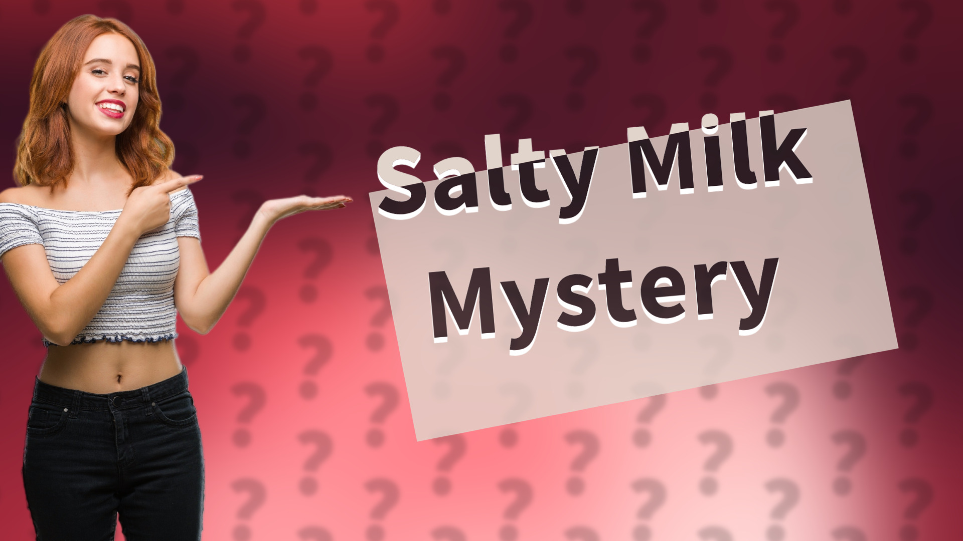 Salty Milk Mystery