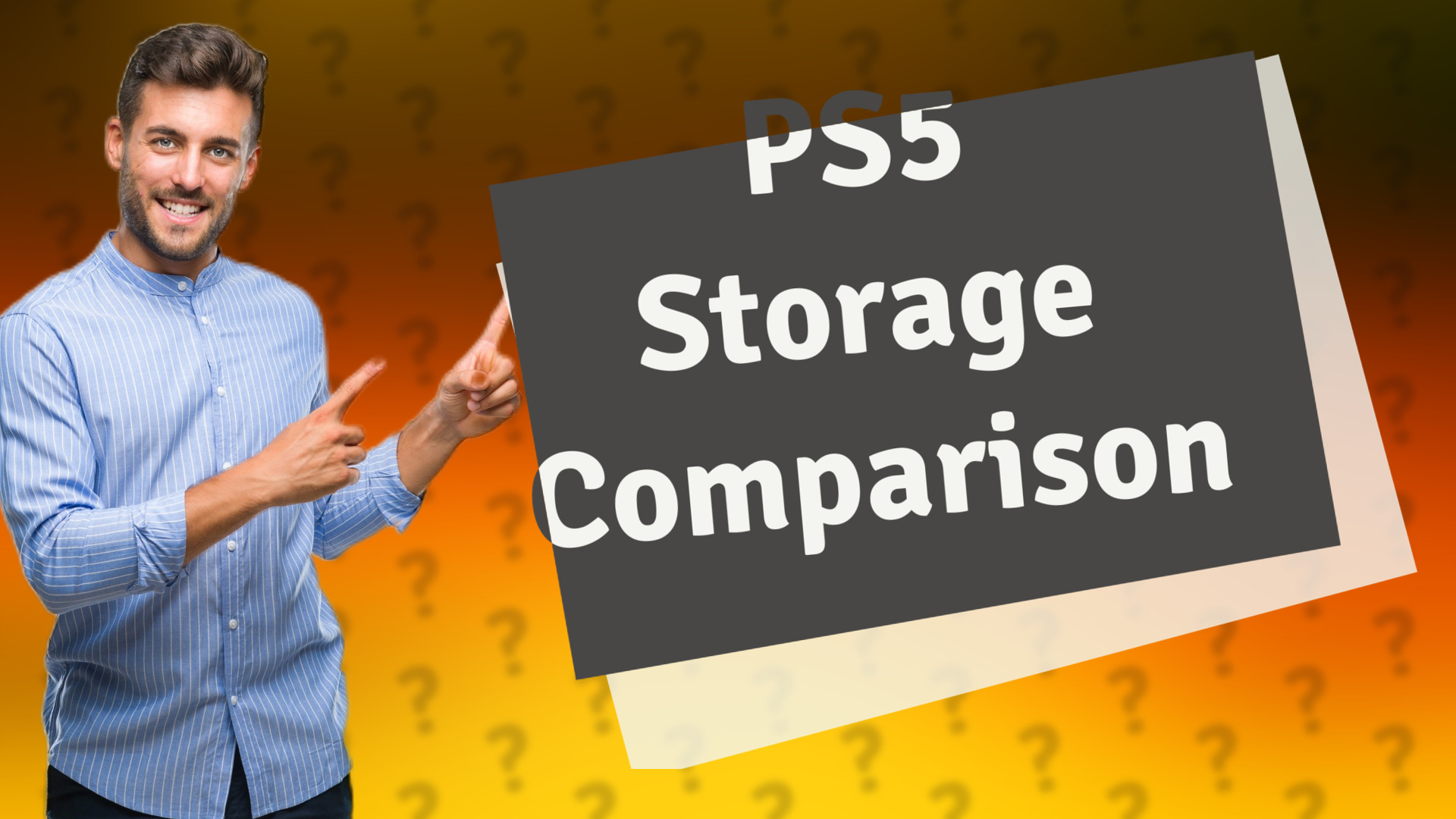 PS5 Storage Comparison