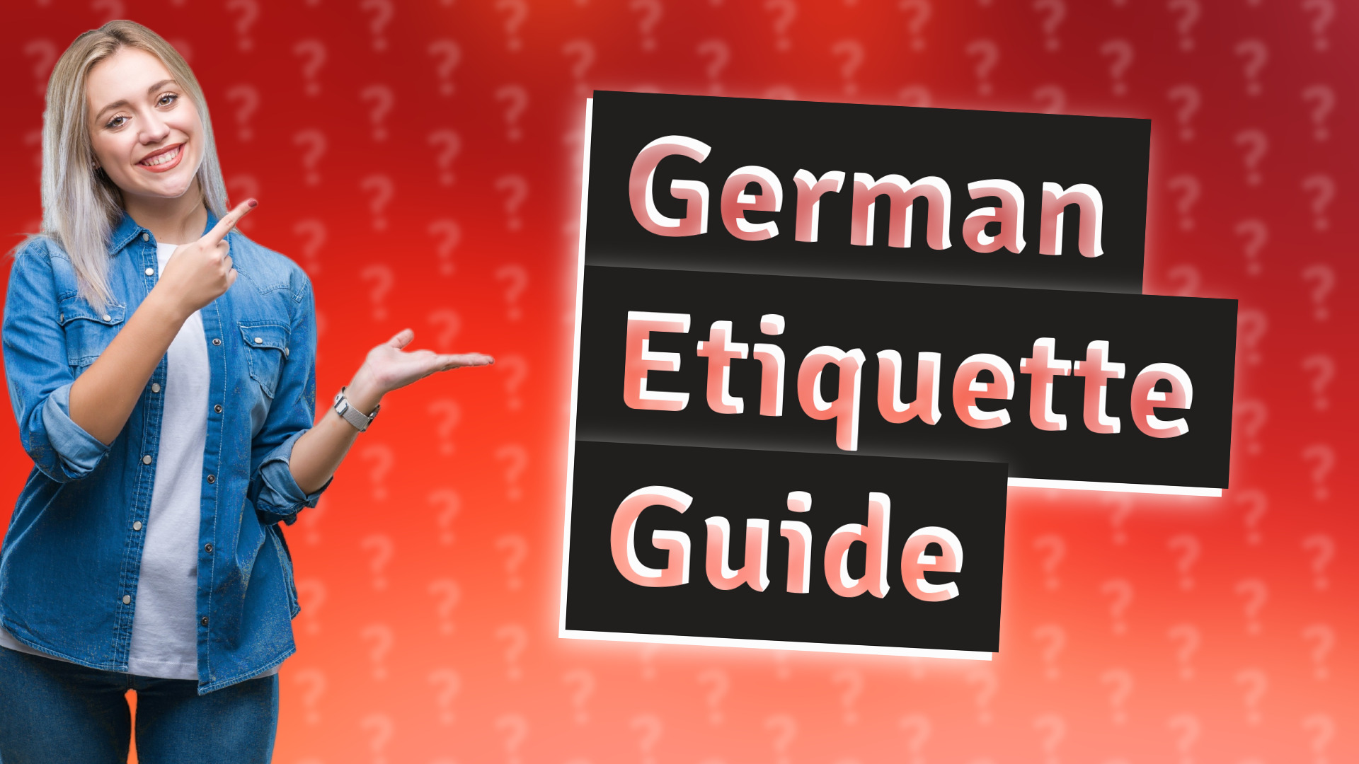 German Etiquette Guide