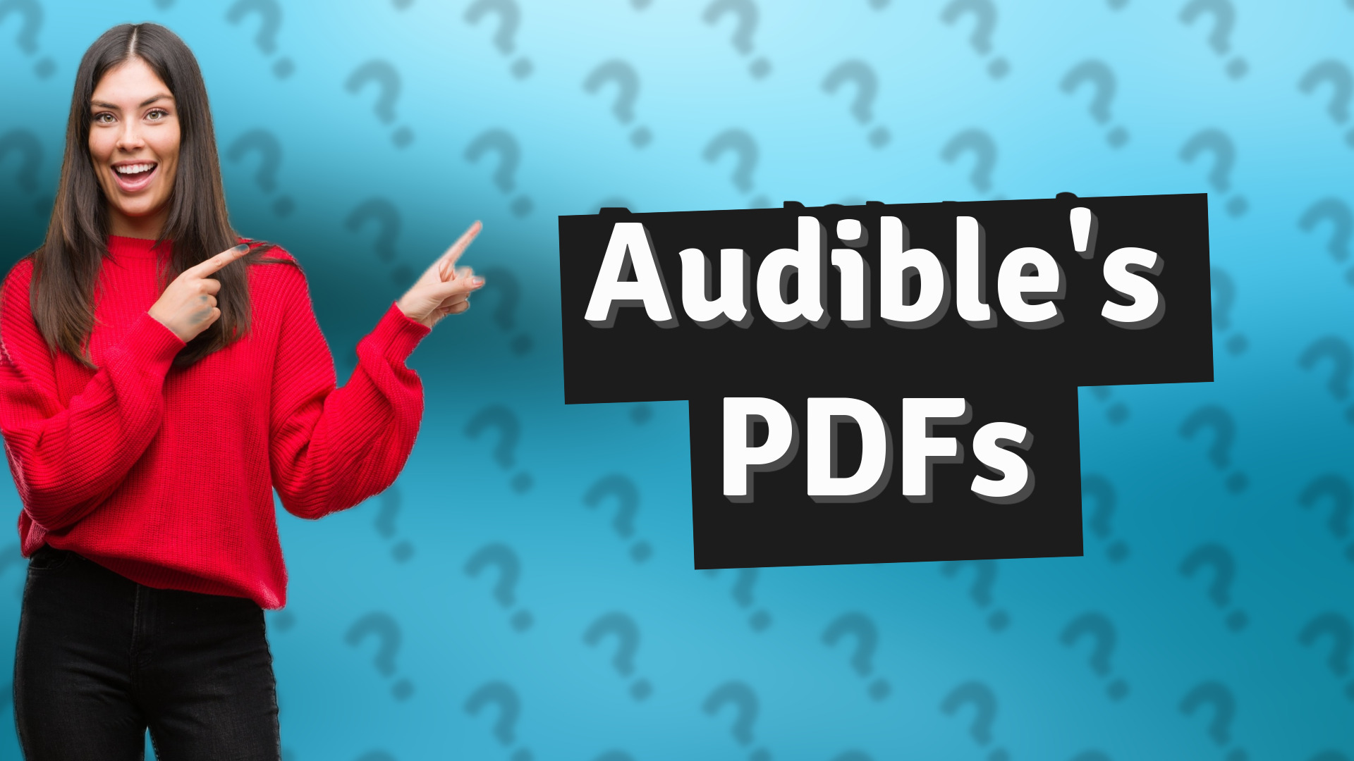 Audible's PDFs