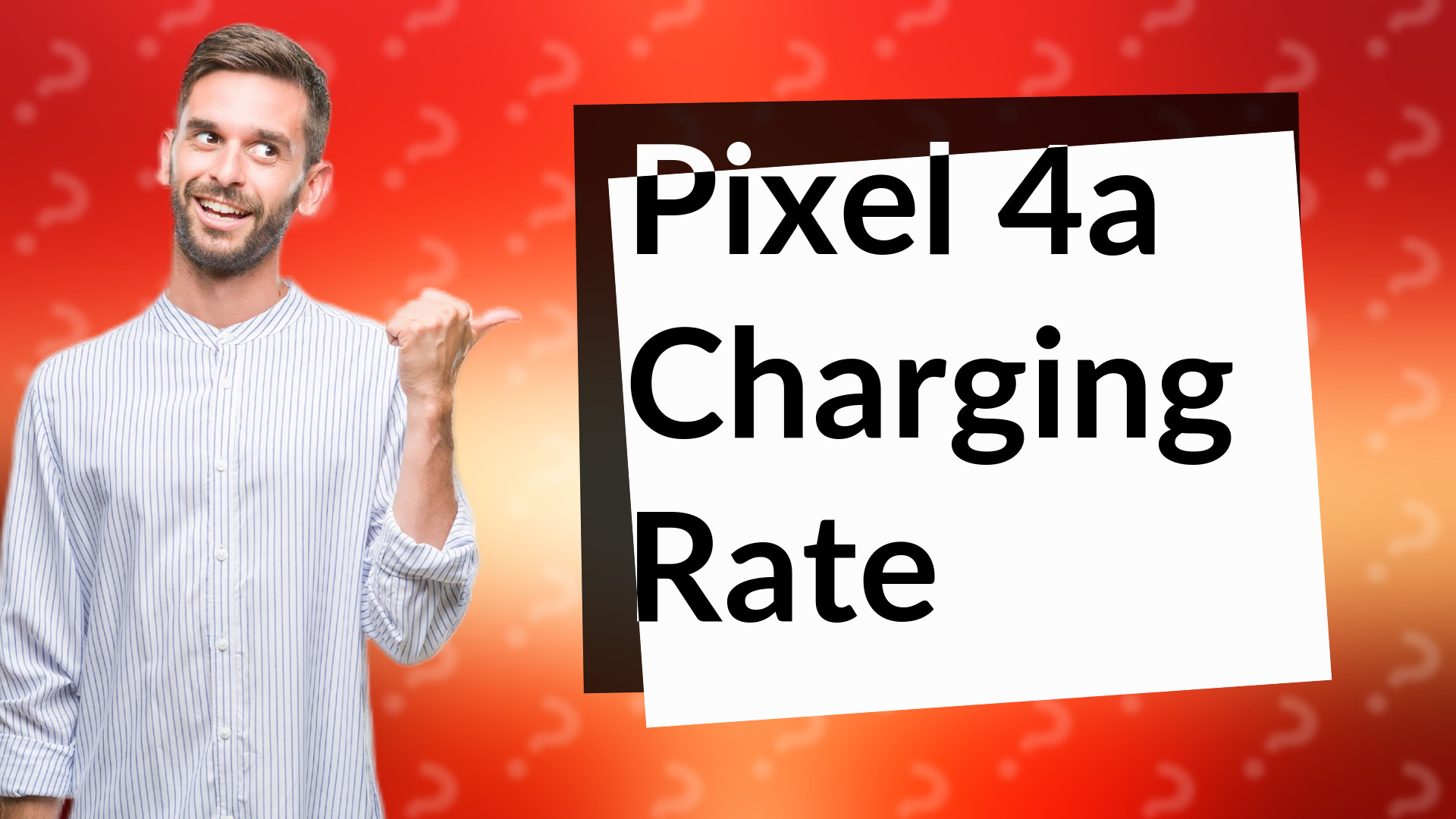 Pixel 4a Charging Rate