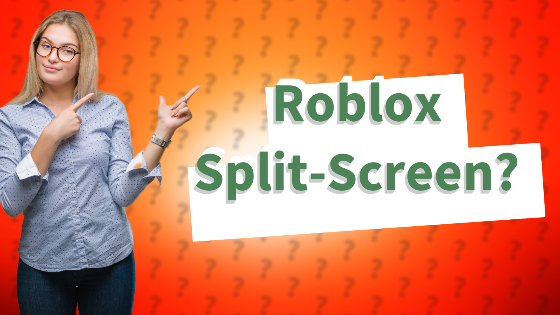 Roblox Split-Screen?