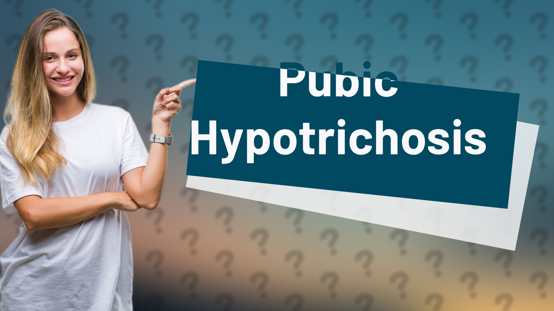 Pubic Hypotrichosis