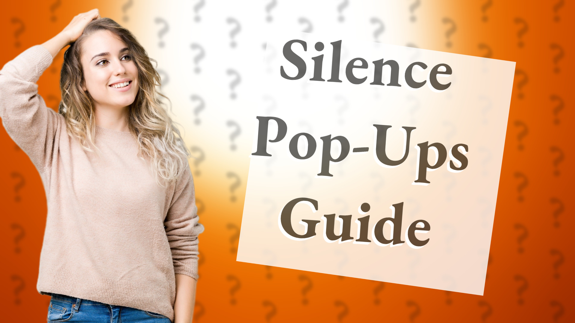 Silence Pop-Ups Guide