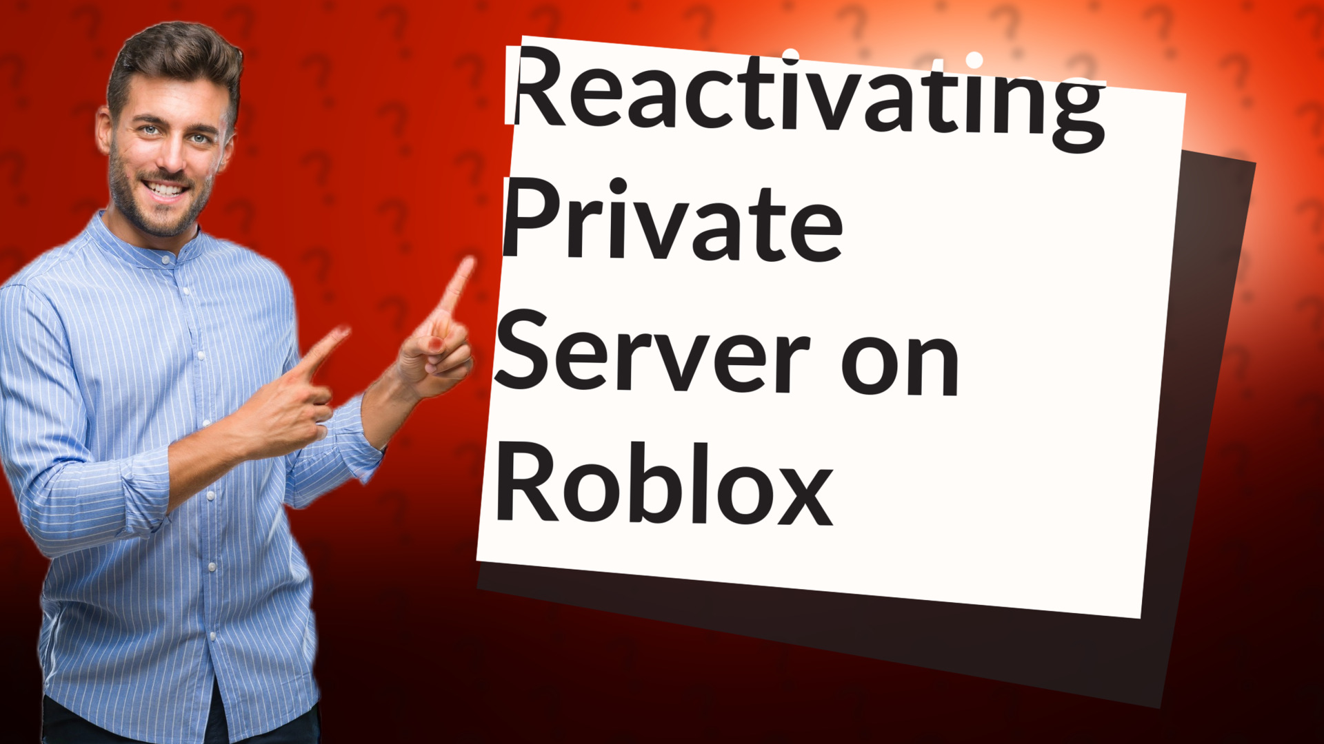 Reactivating Private Server on Roblox