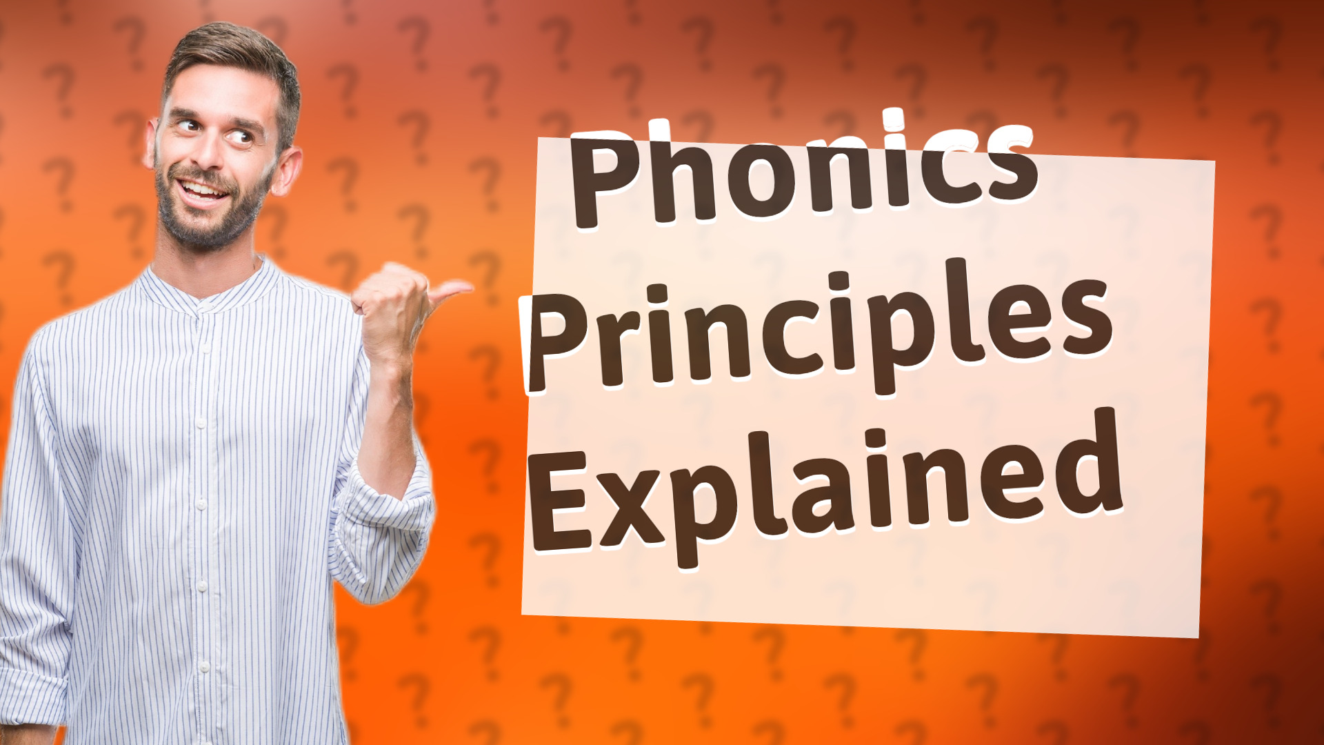 Phonics Principles Explained