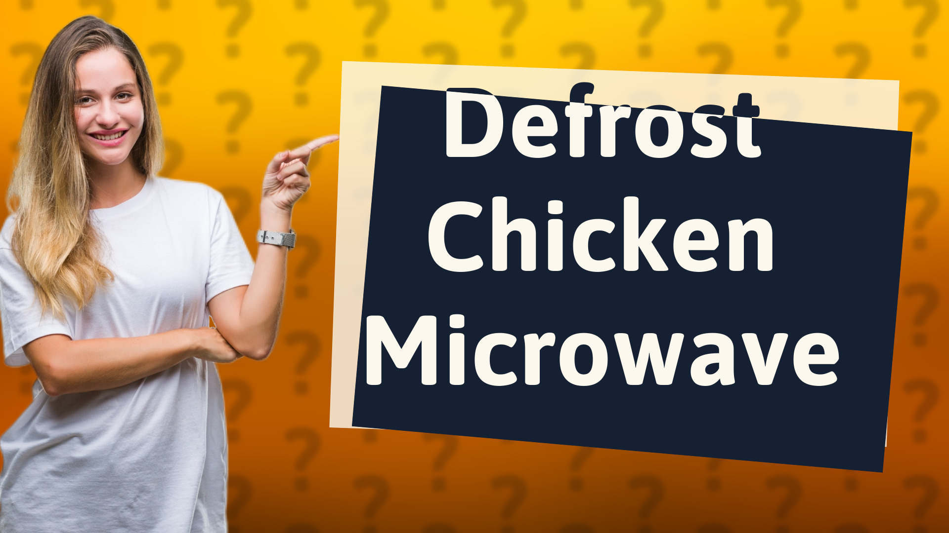 Defrost Chicken Microwave