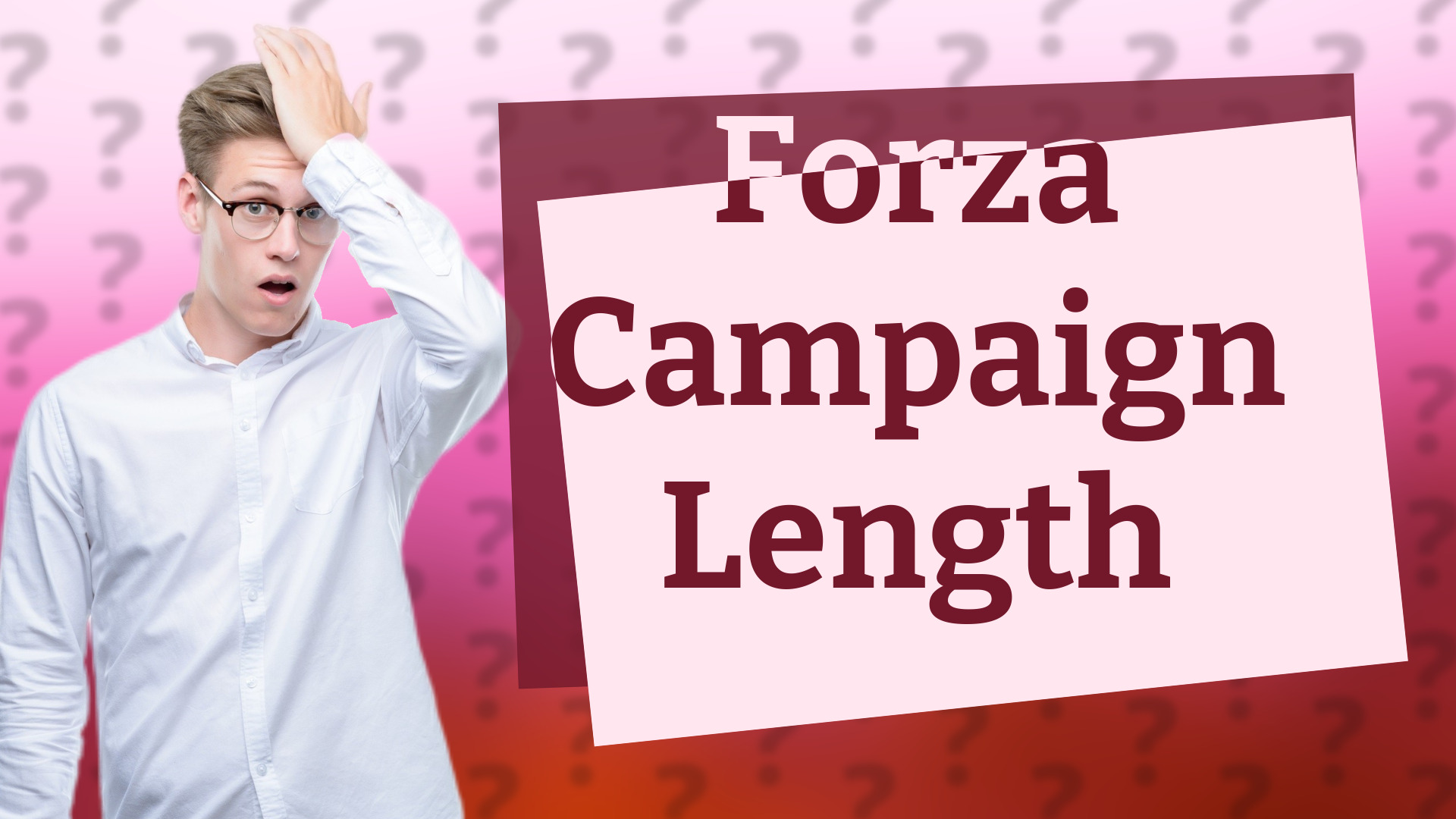 Forza Campaign Length