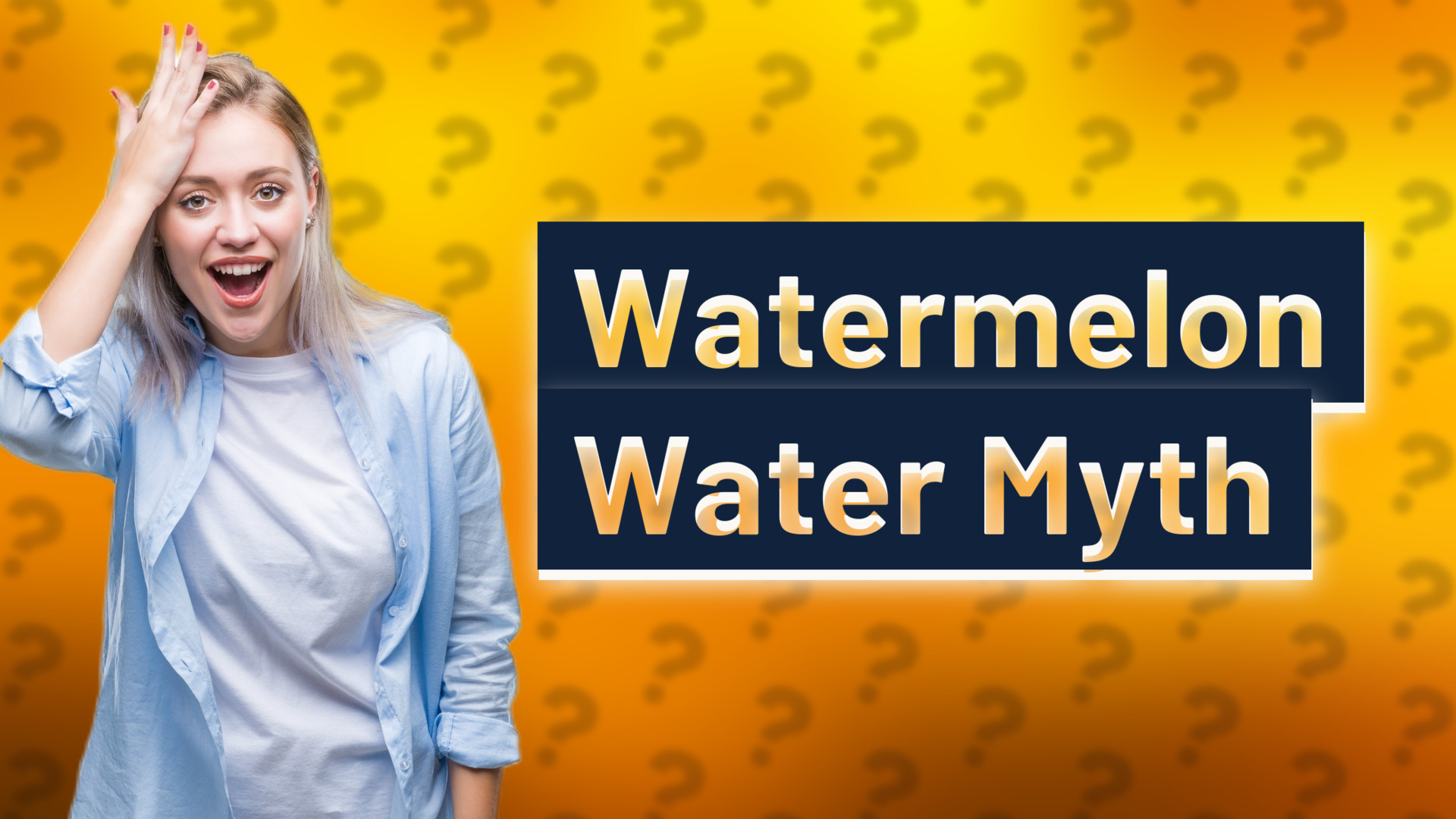Watermelon Water Myth