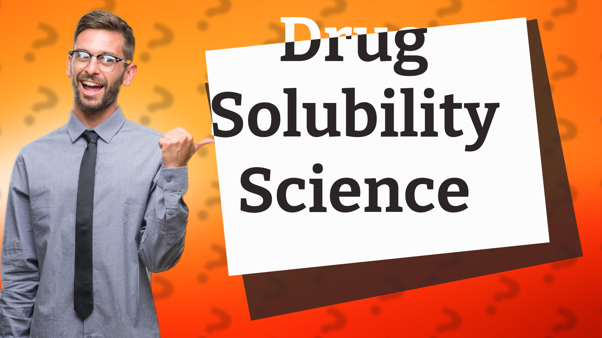Drug Solubility Science