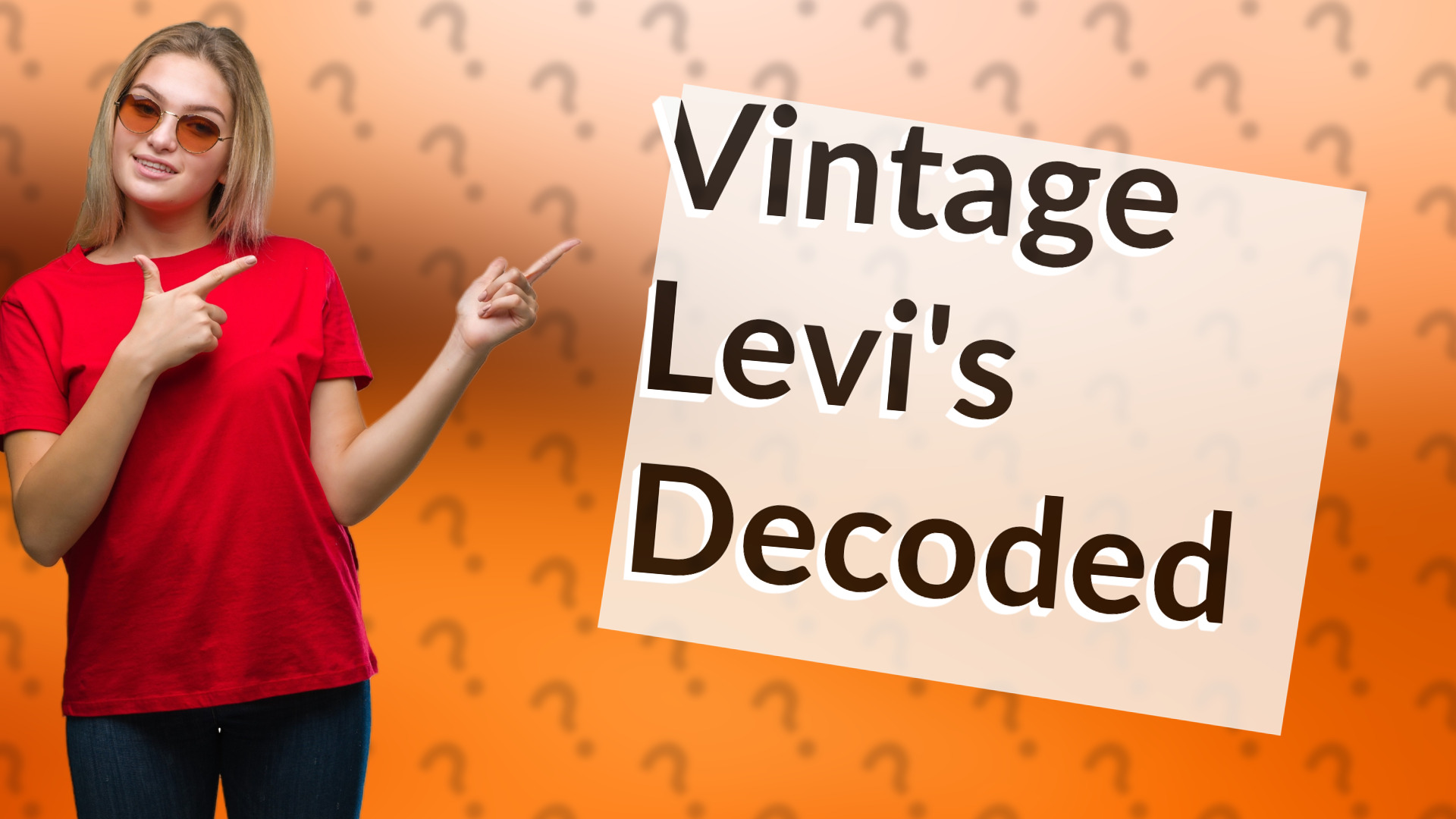 Vintage Levi's Decoded