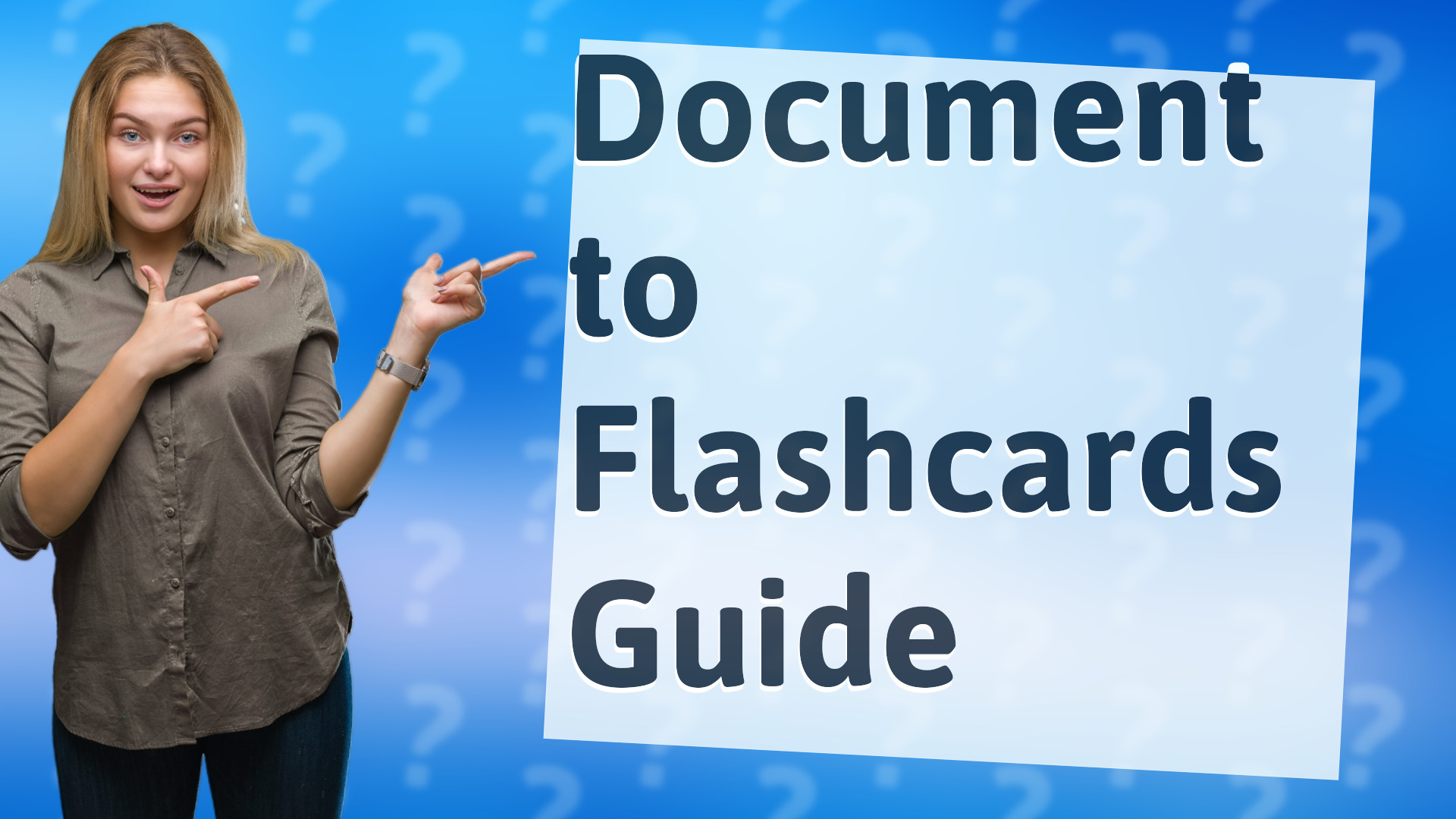 Document to Flashcards Guide