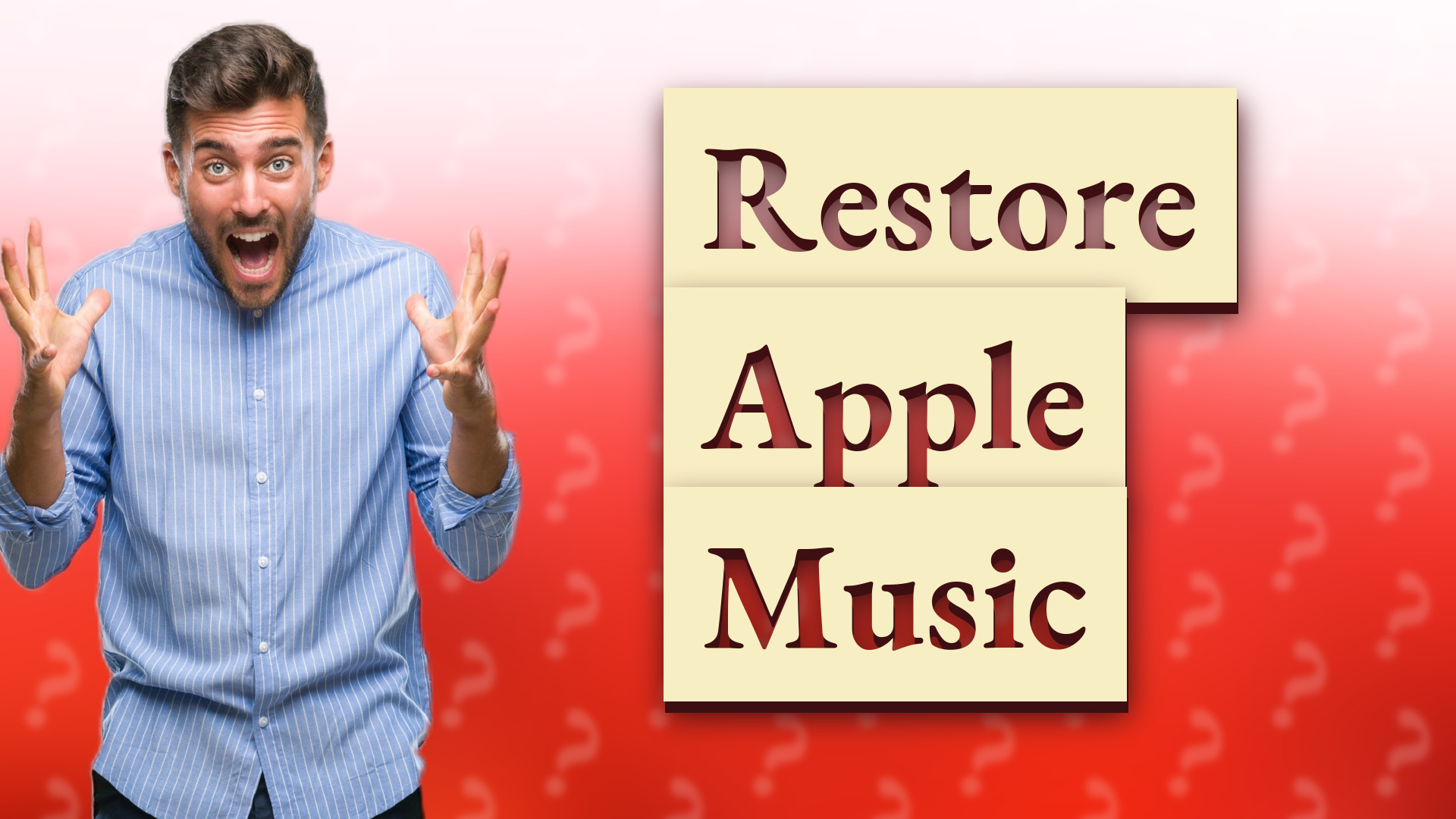 Restore Apple Music