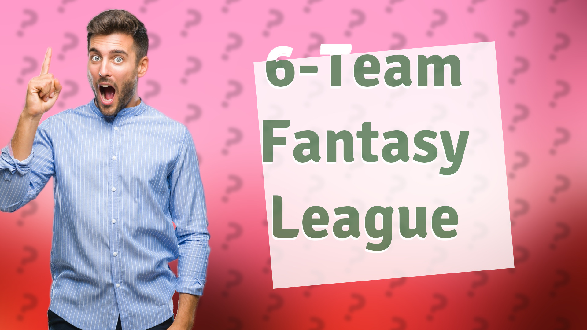 6-Team Fantasy League