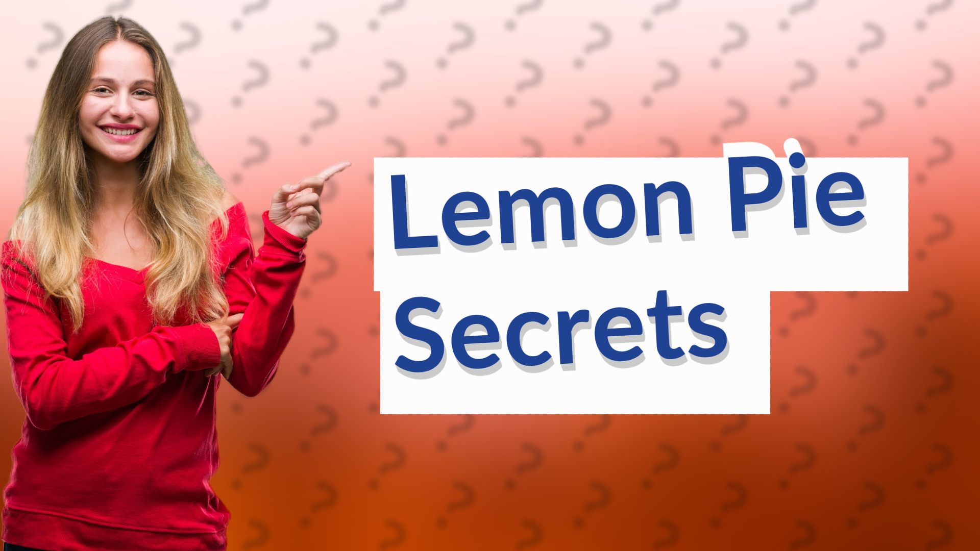 Lemon Pie Secrets