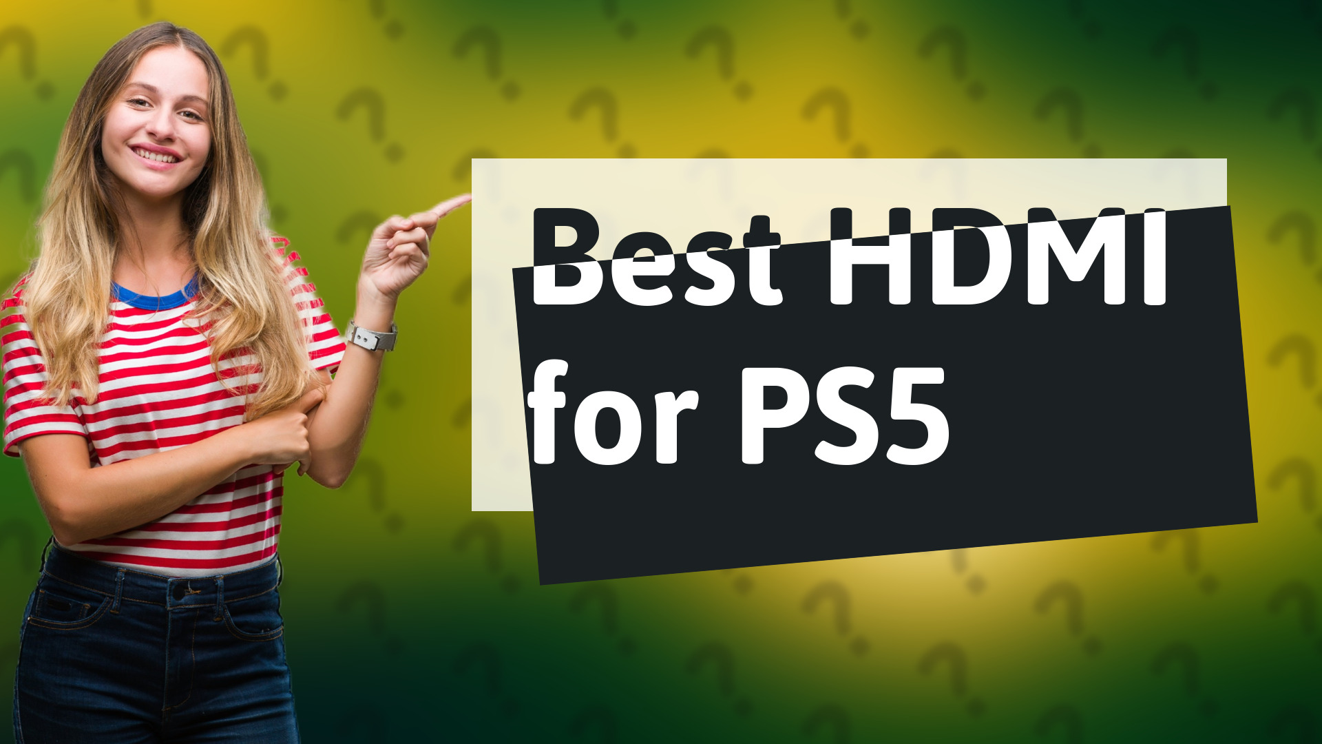 Best HDMI for PS5