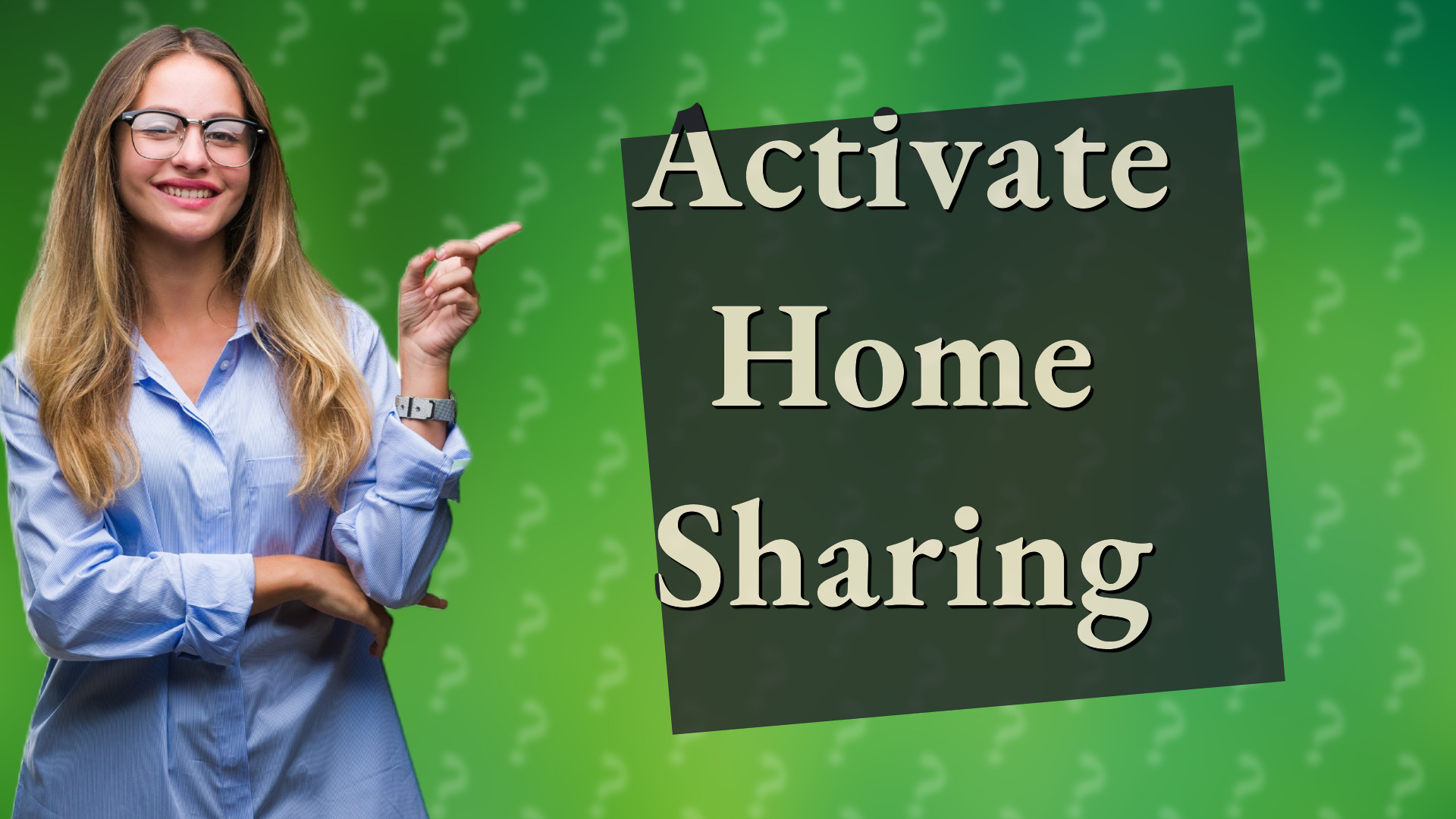 Activate Home Sharing