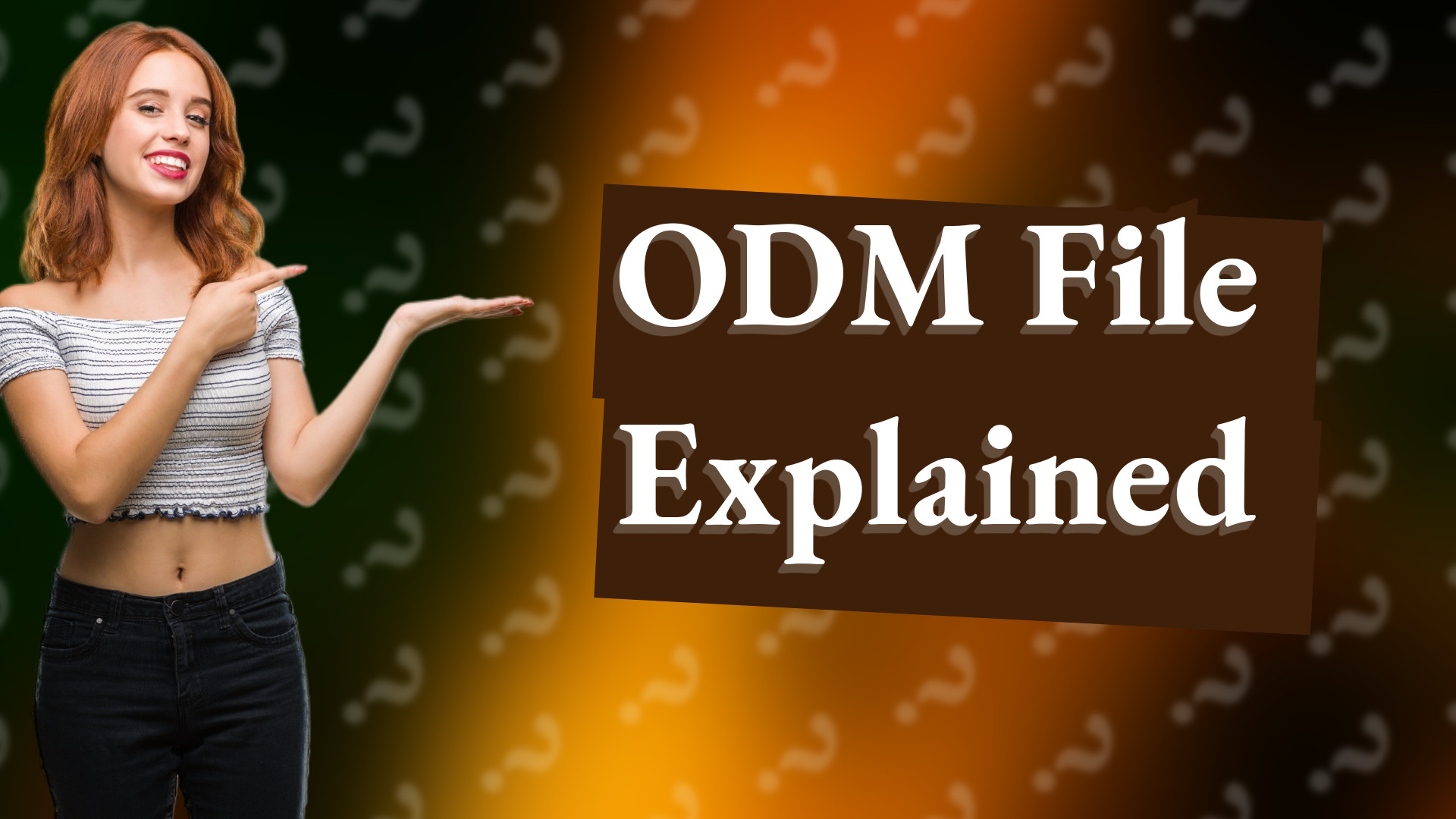 ODM File Explained