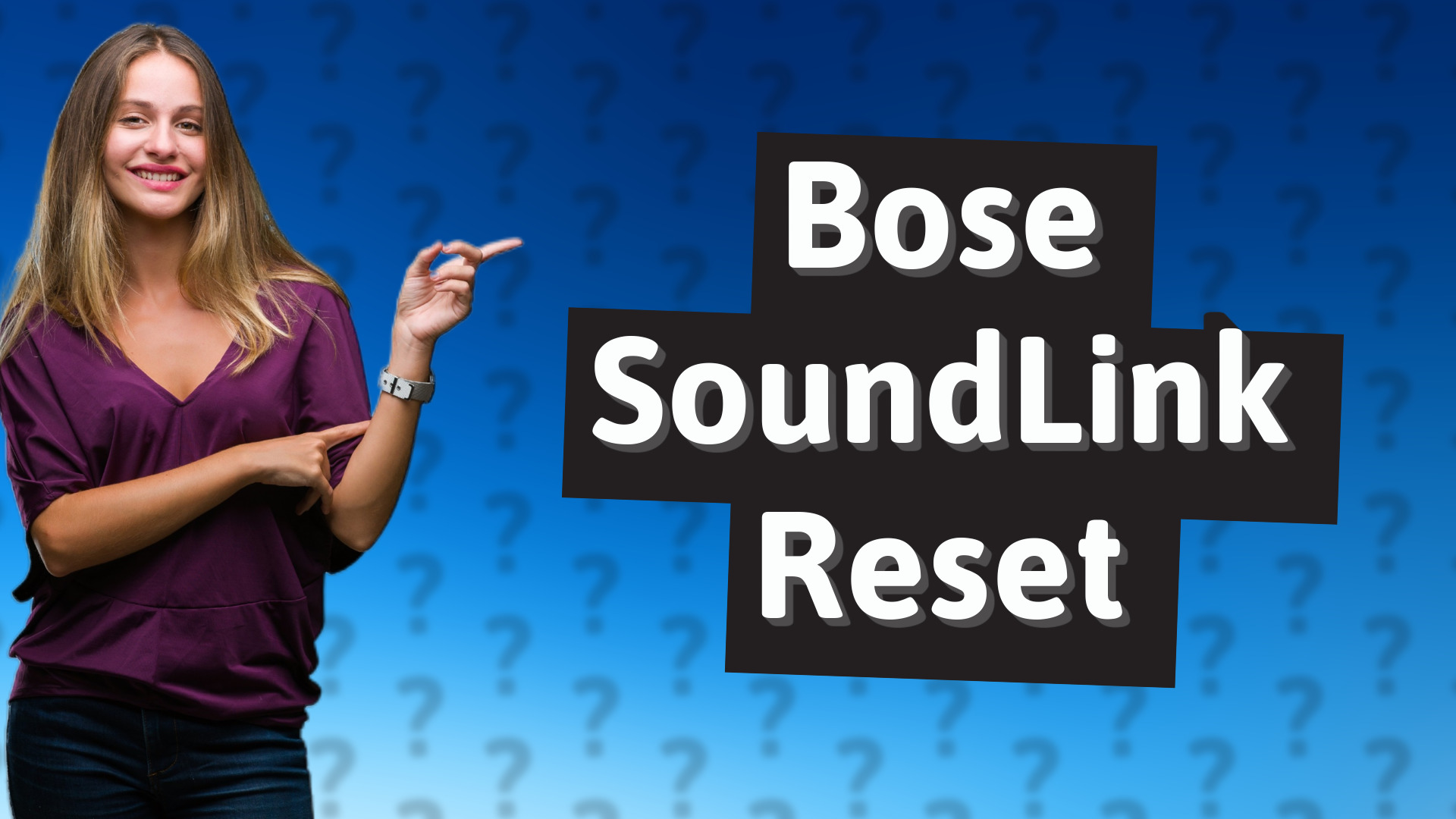 Bose SoundLink Reset