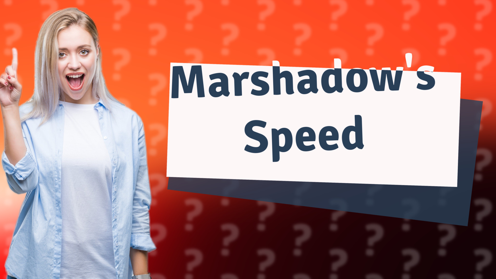 Marshadow's Speed