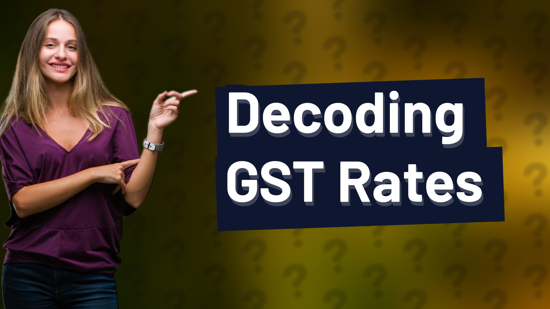 Decoding GST Rates