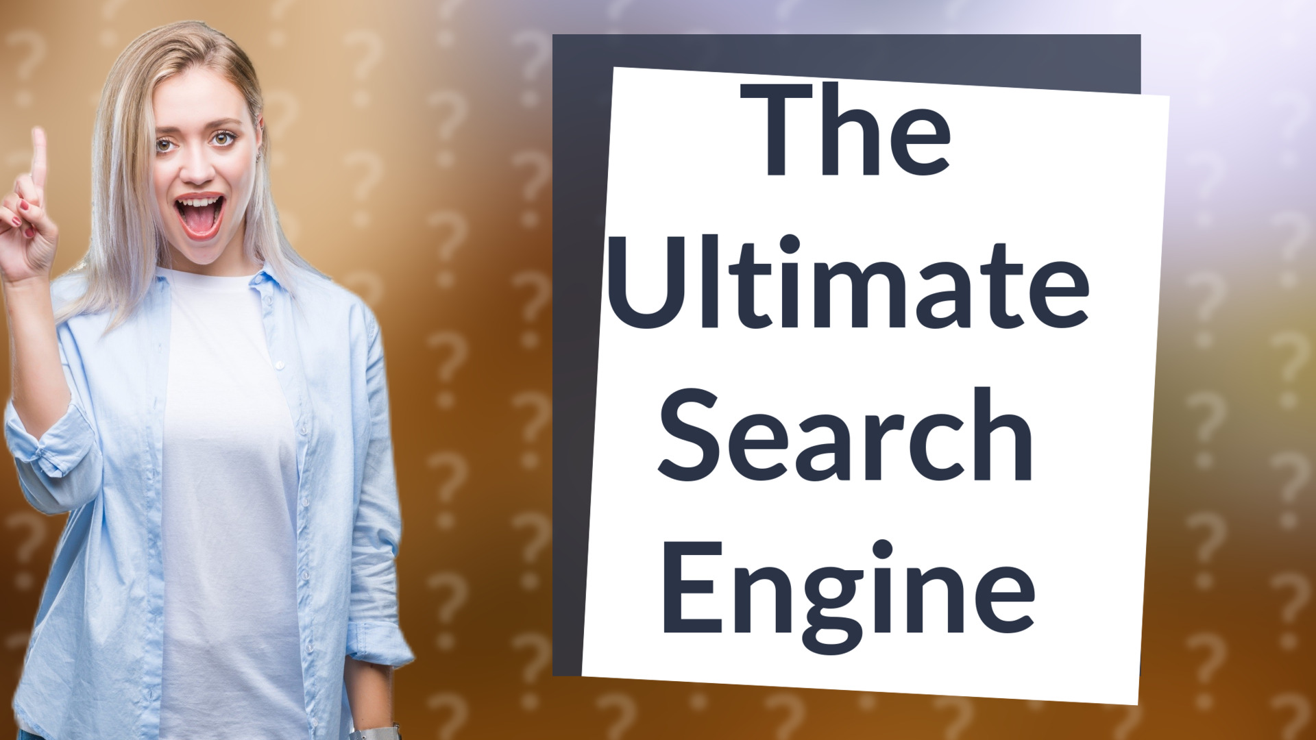 The Ultimate Search Engine