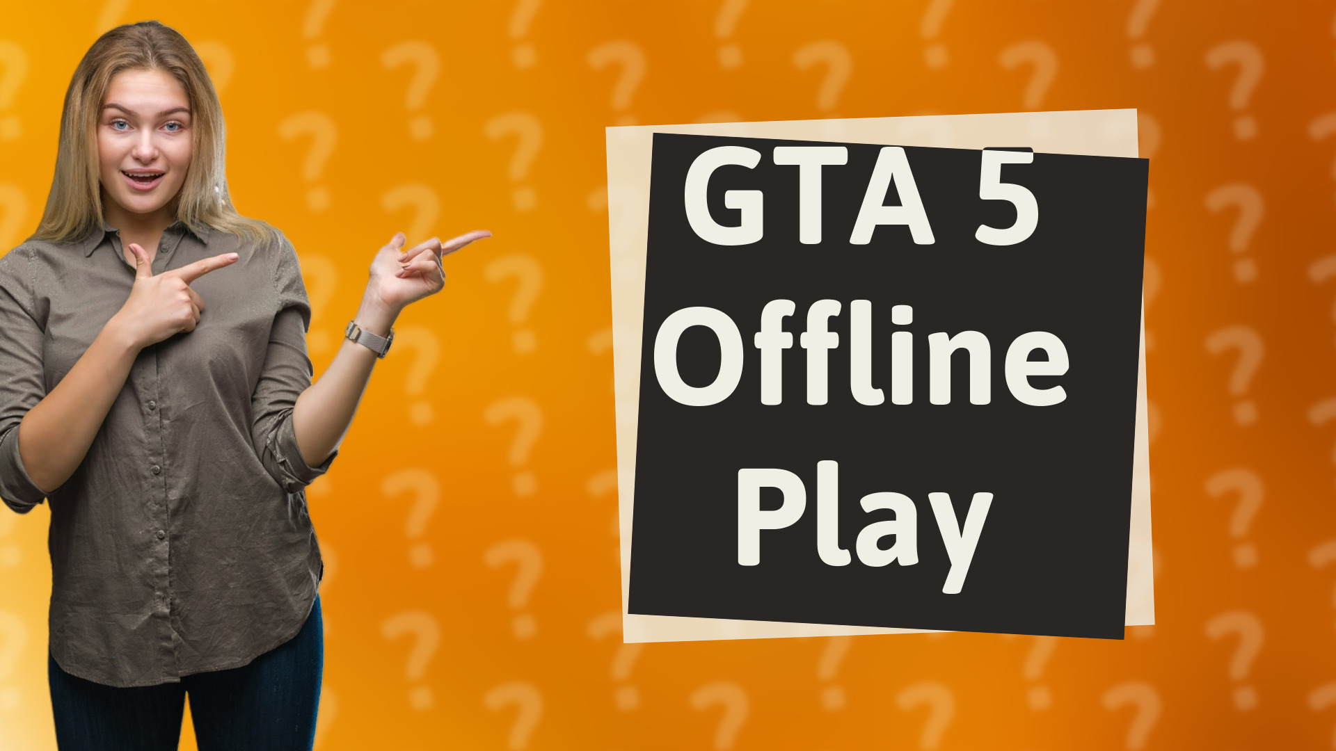 GTA 5 Offline Play