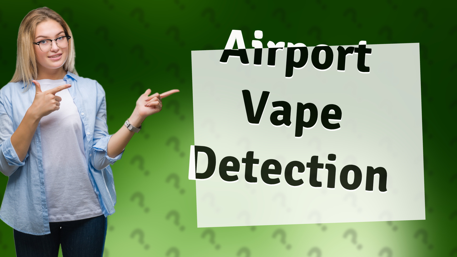 Airport Vape Detection