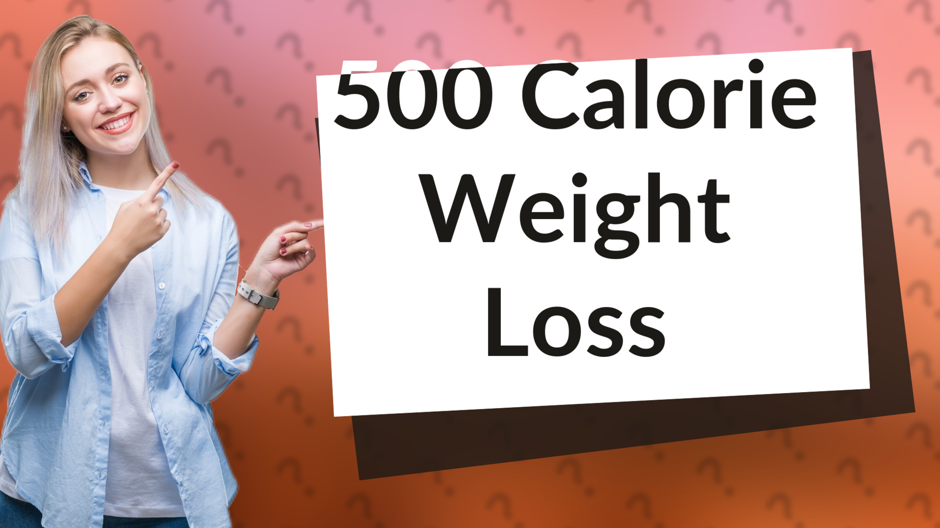 500 Calorie Weight Loss