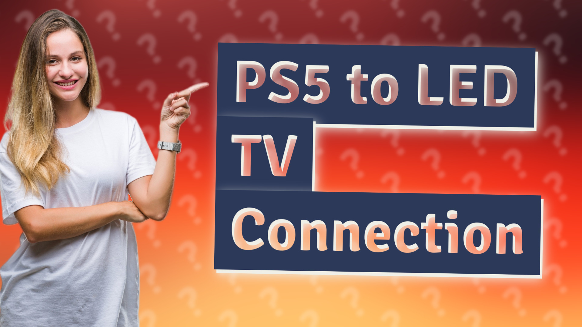 PS5 to LED TV Connection