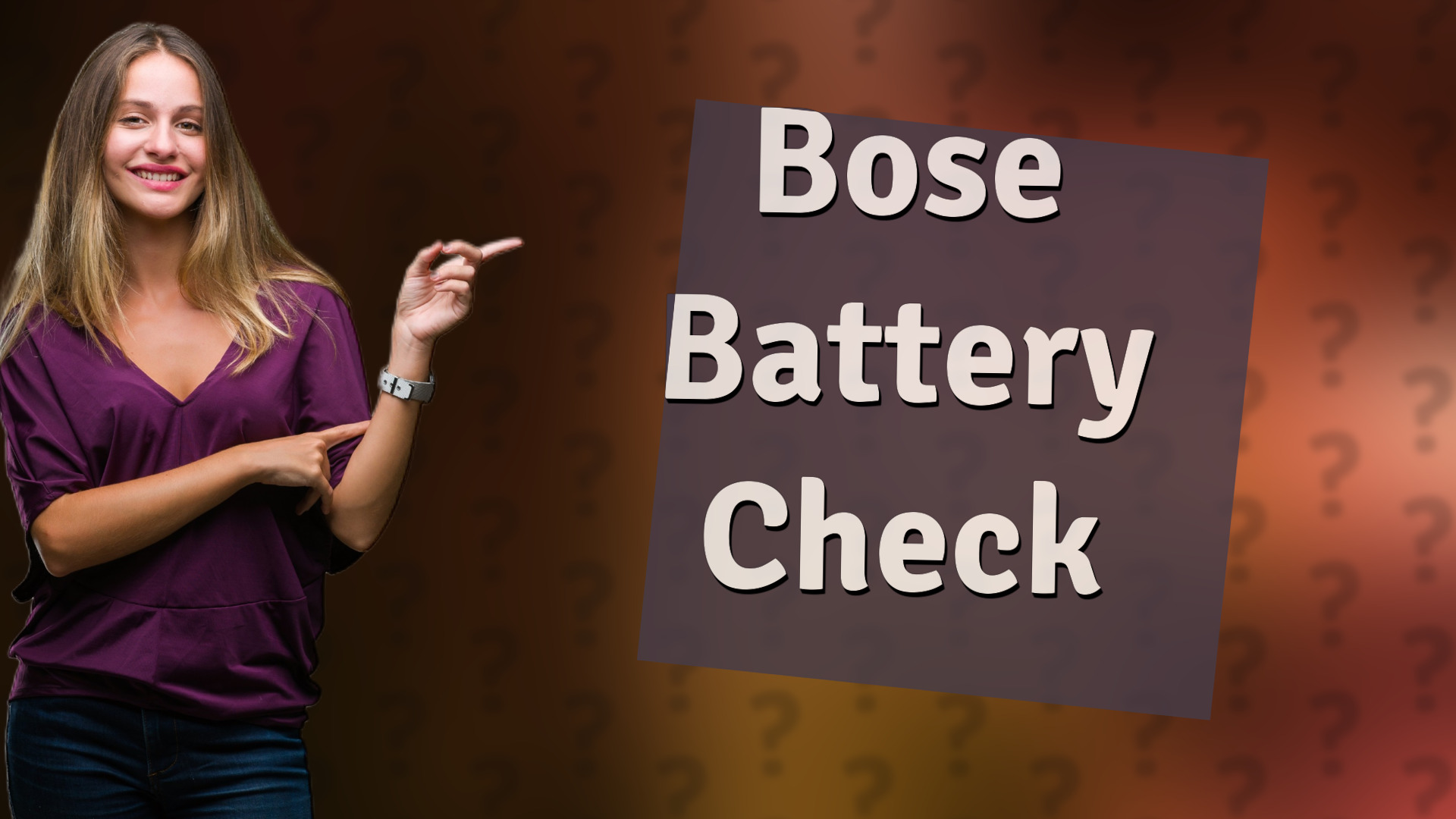 Bose Battery Check