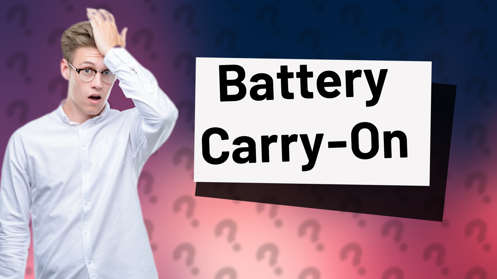 Battery Carry-On