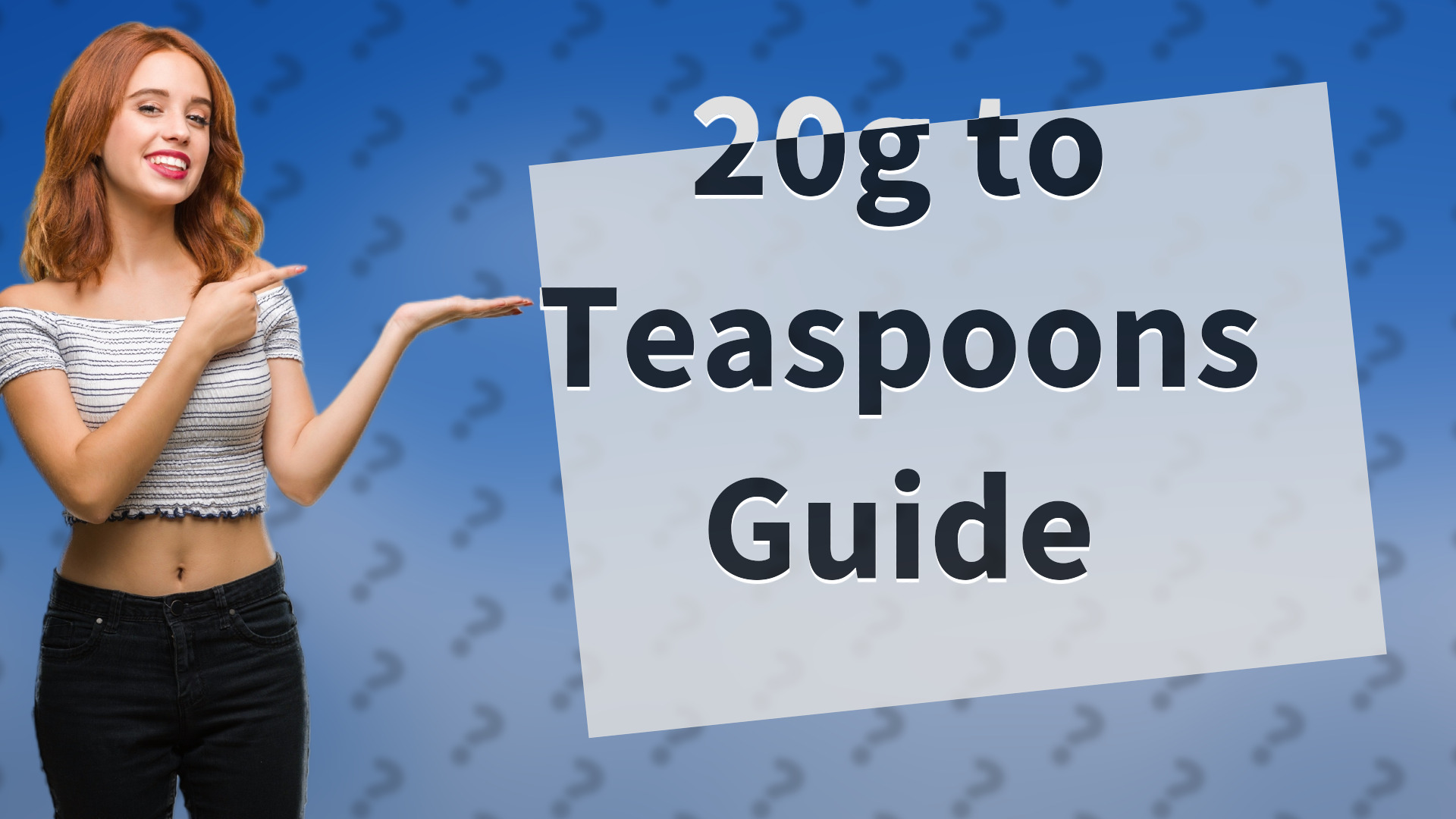 20g to Teaspoons Guide