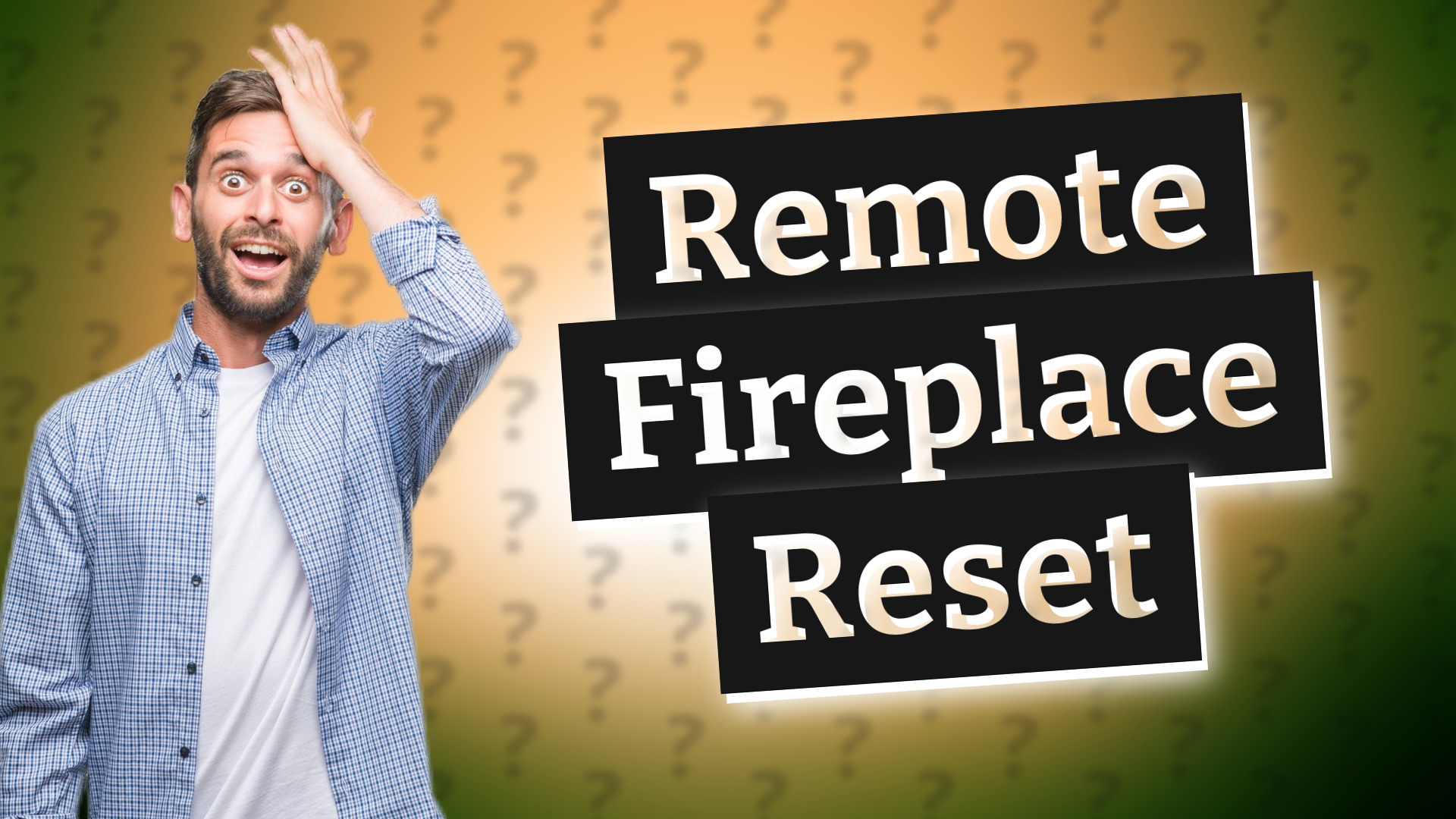 Remote Fireplace Reset