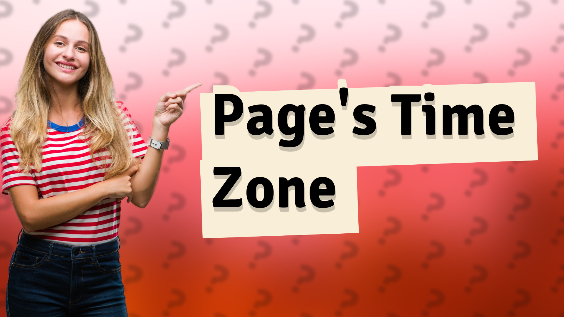 Page's Time Zone