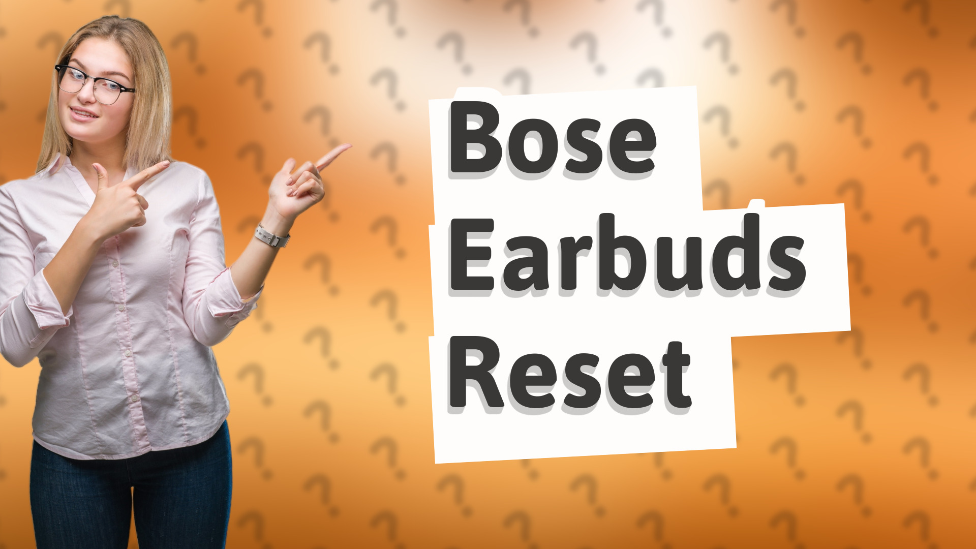 Bose Earbuds Reset