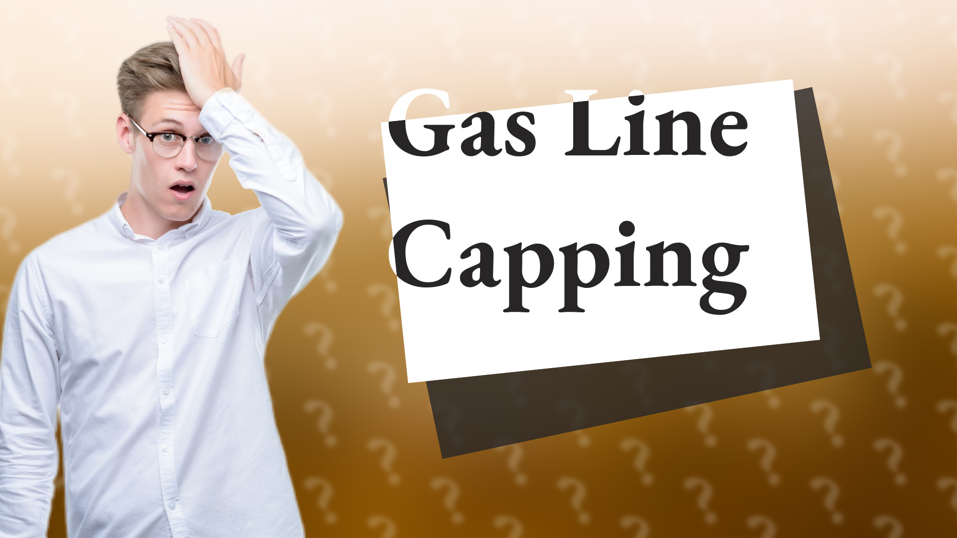 Gas Line Capping