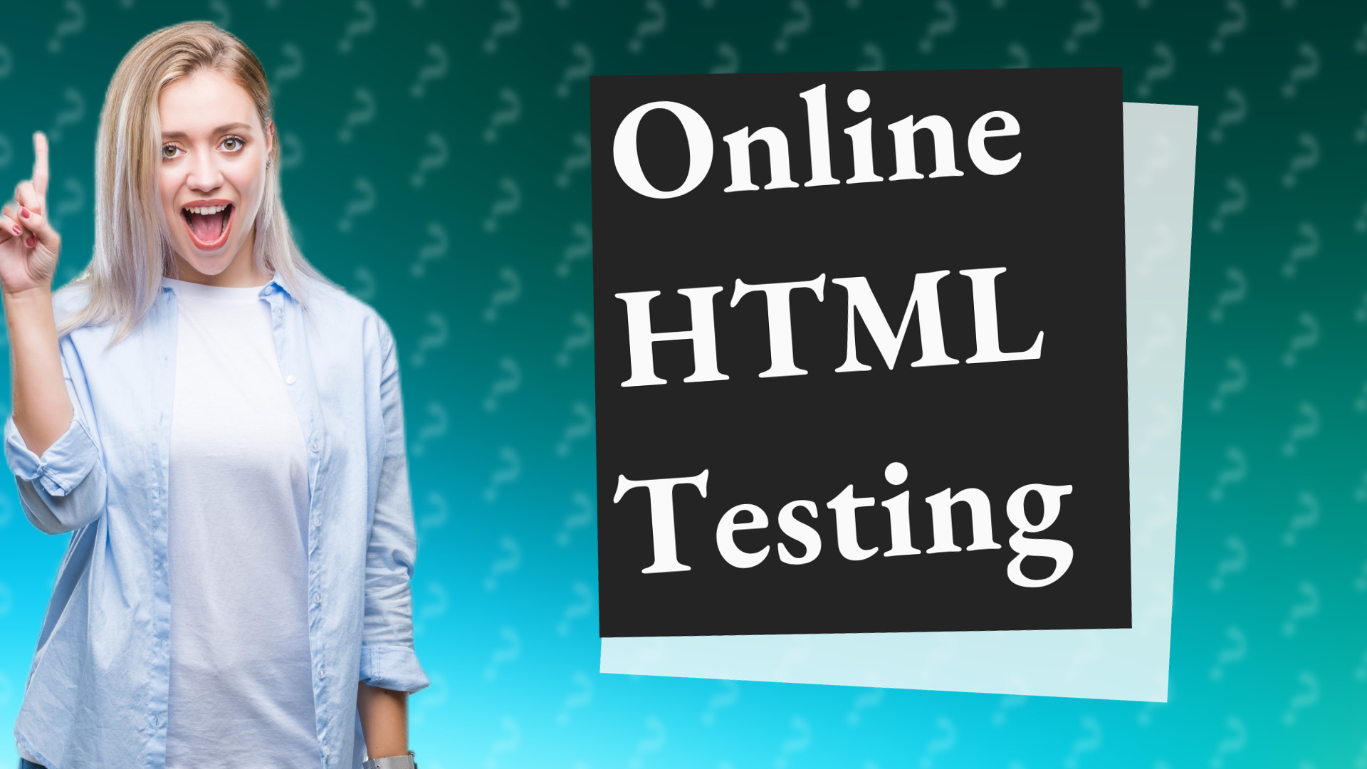 Online HTML Testing