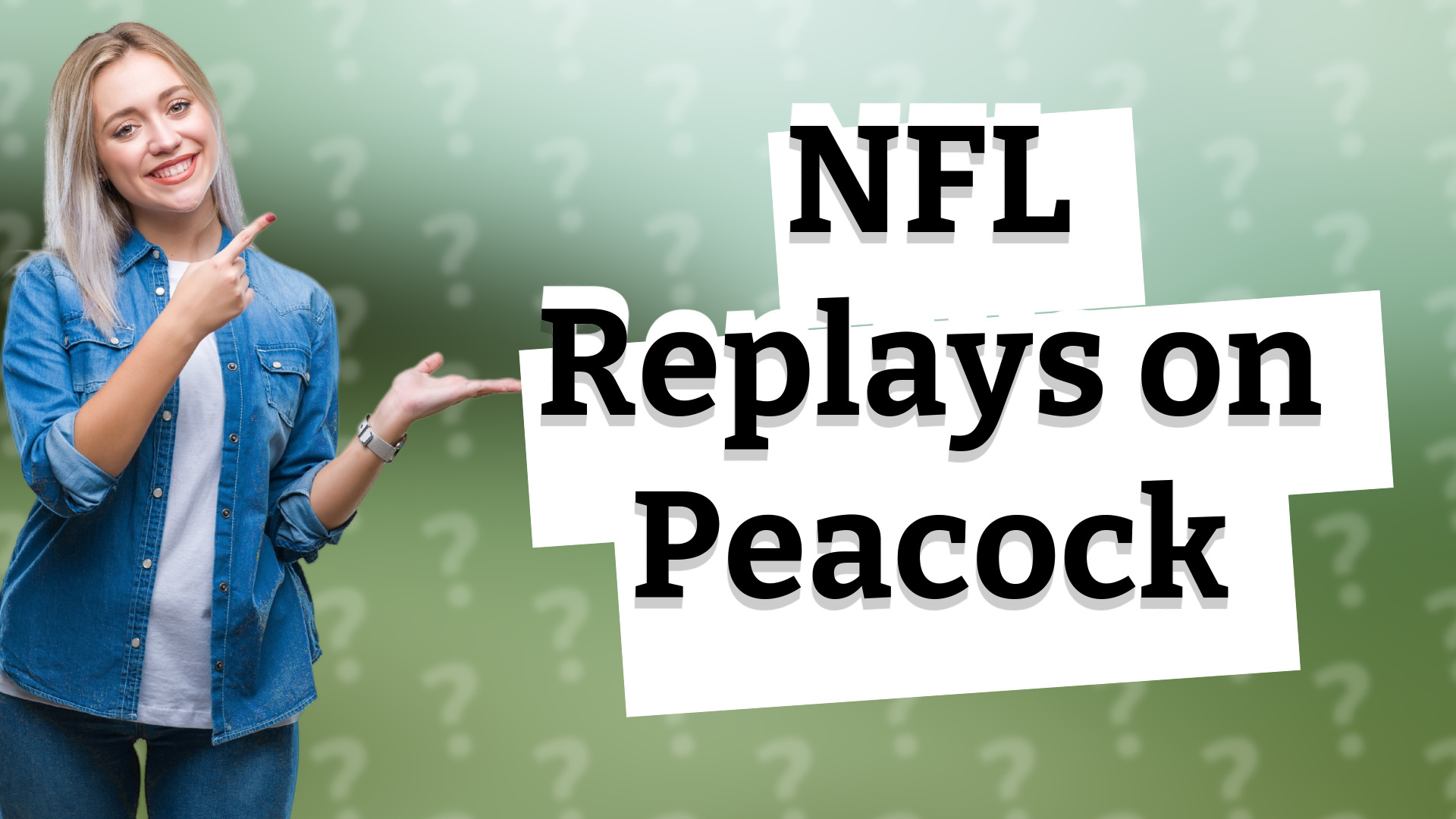 NFL Replays on Peacock
