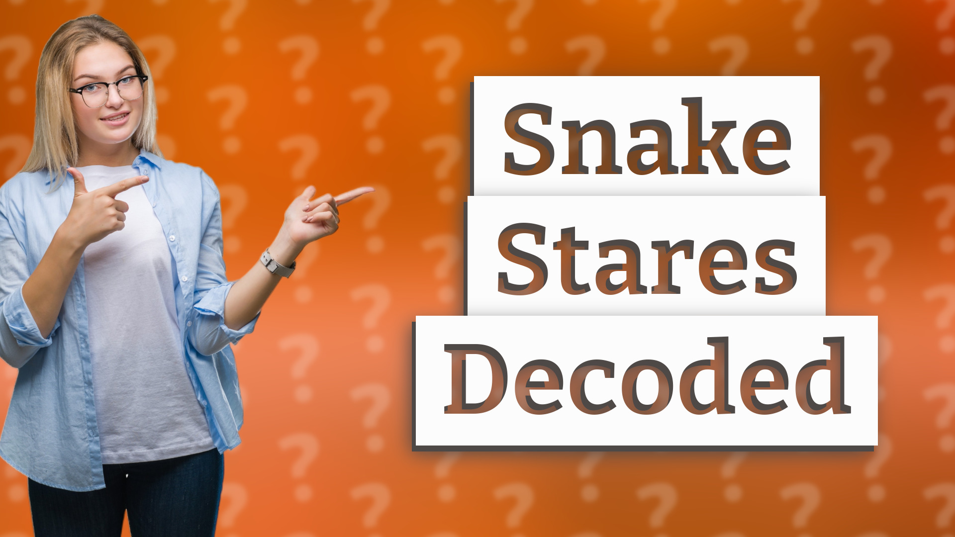 Snake Stares Decoded