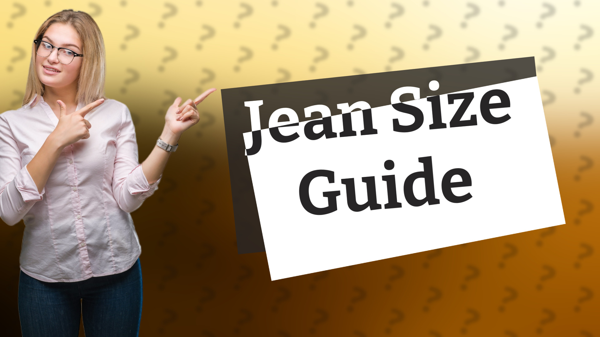 Jean Size Guide