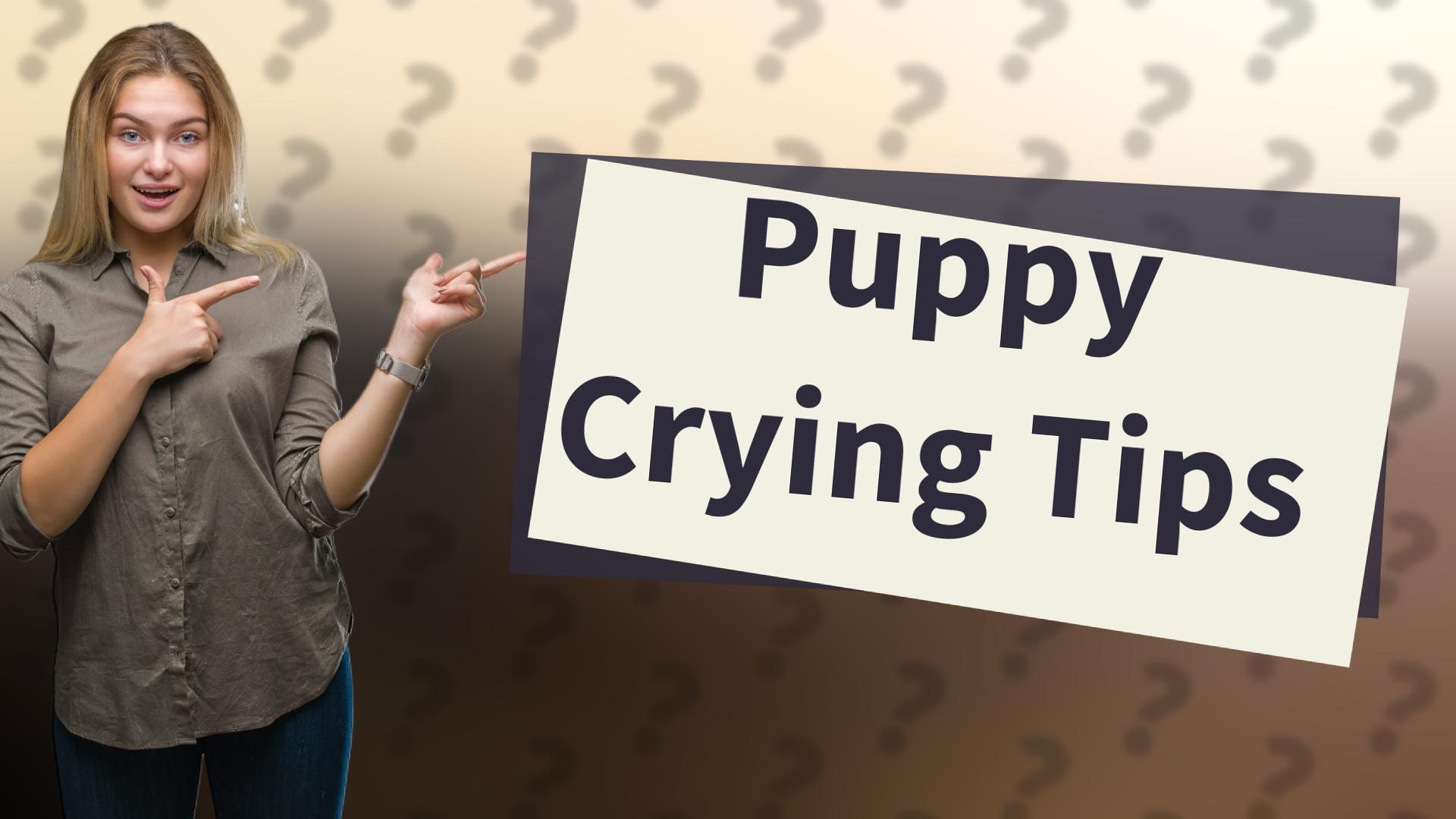 Puppy Crying Tips