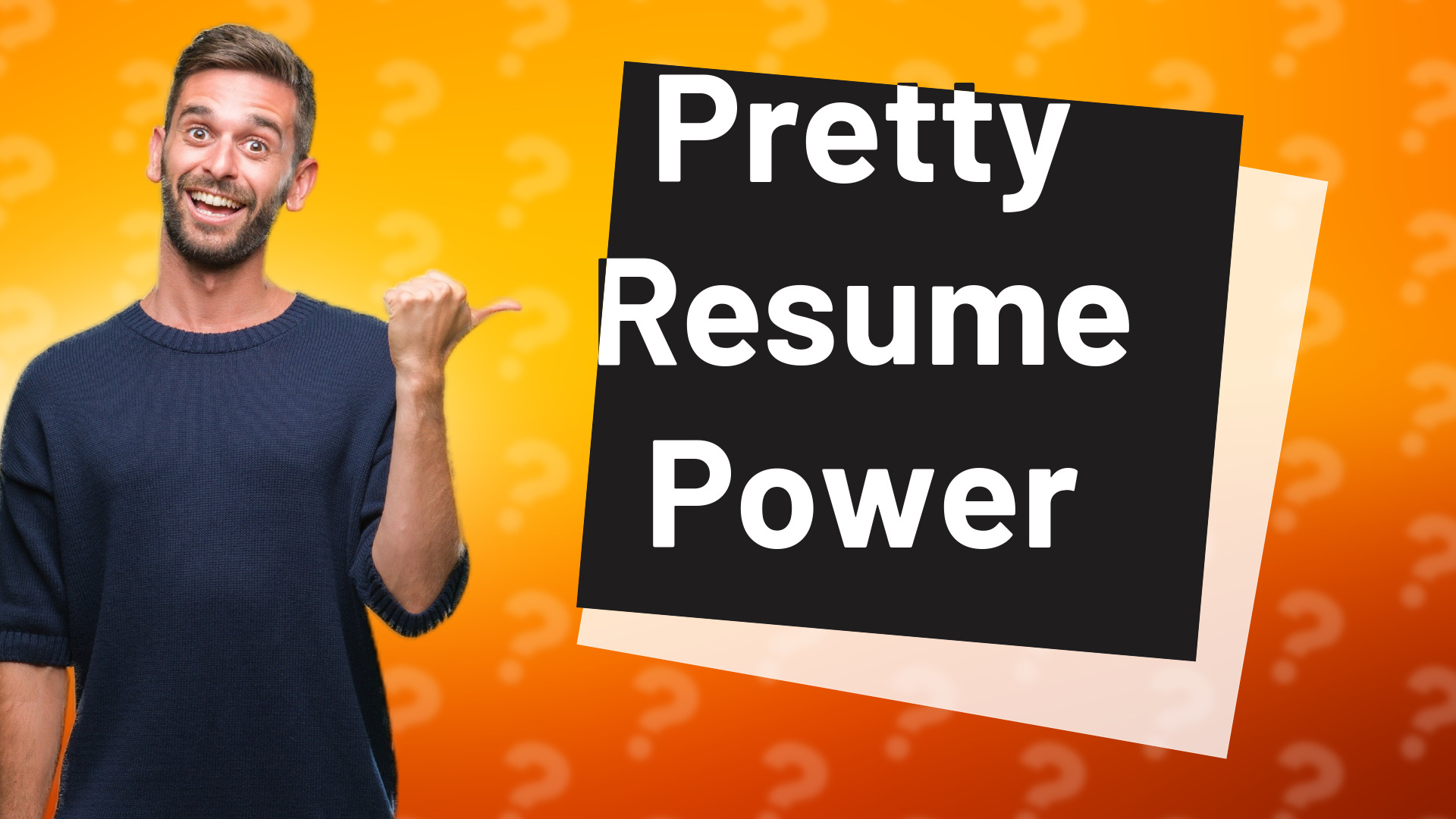 Pretty Resume Power