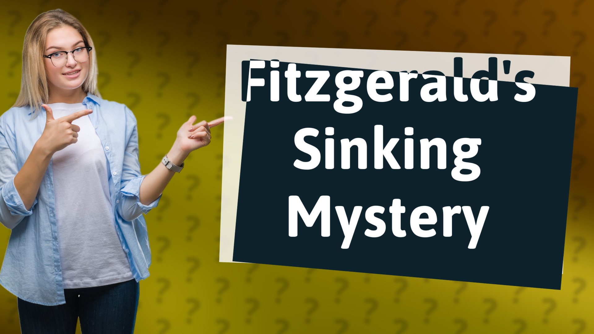 Fitzgerald's Sinking Mystery