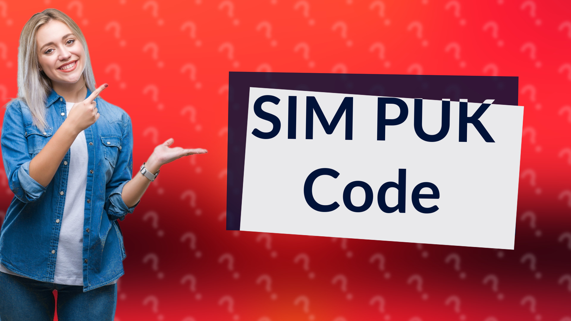 SIM PUK Code