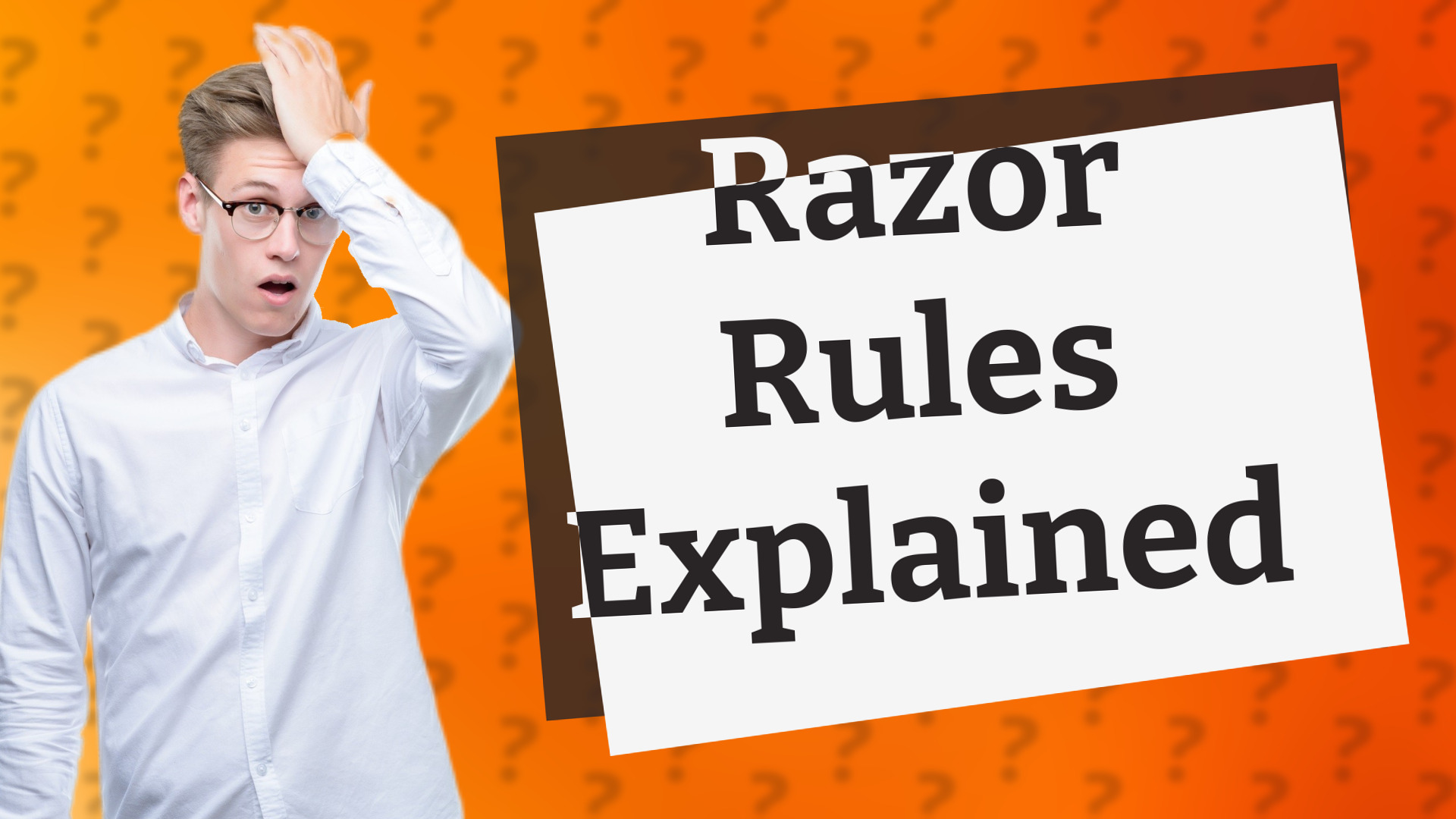 Razor Rules Explained